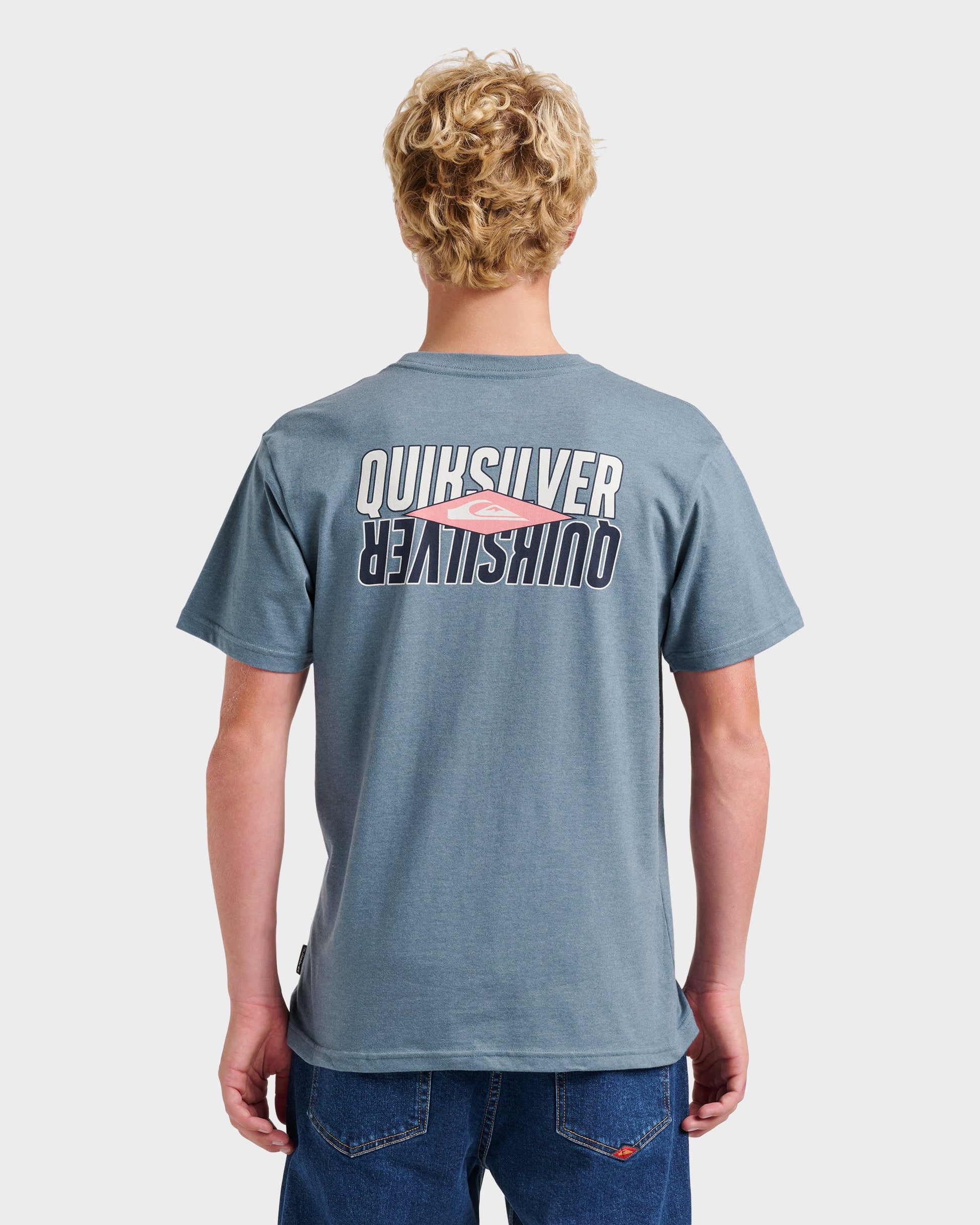 Ride Side Up Classic T-shirt - China Blue Heather China Blue Heather Quick Silver