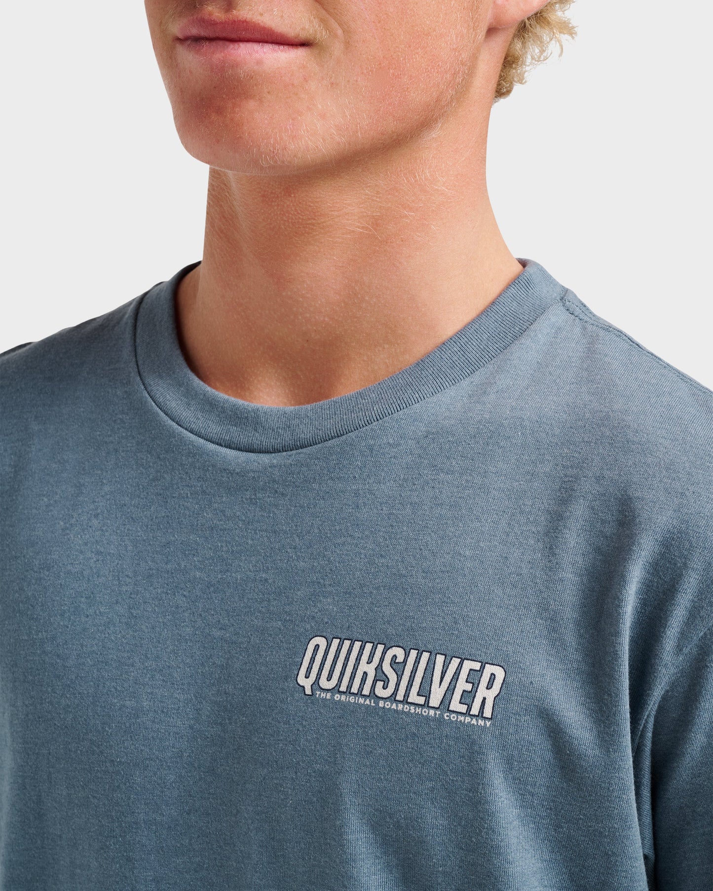 Ride Side Up Classic T-shirt - China Blue Heather China Blue Heather Quick Silver