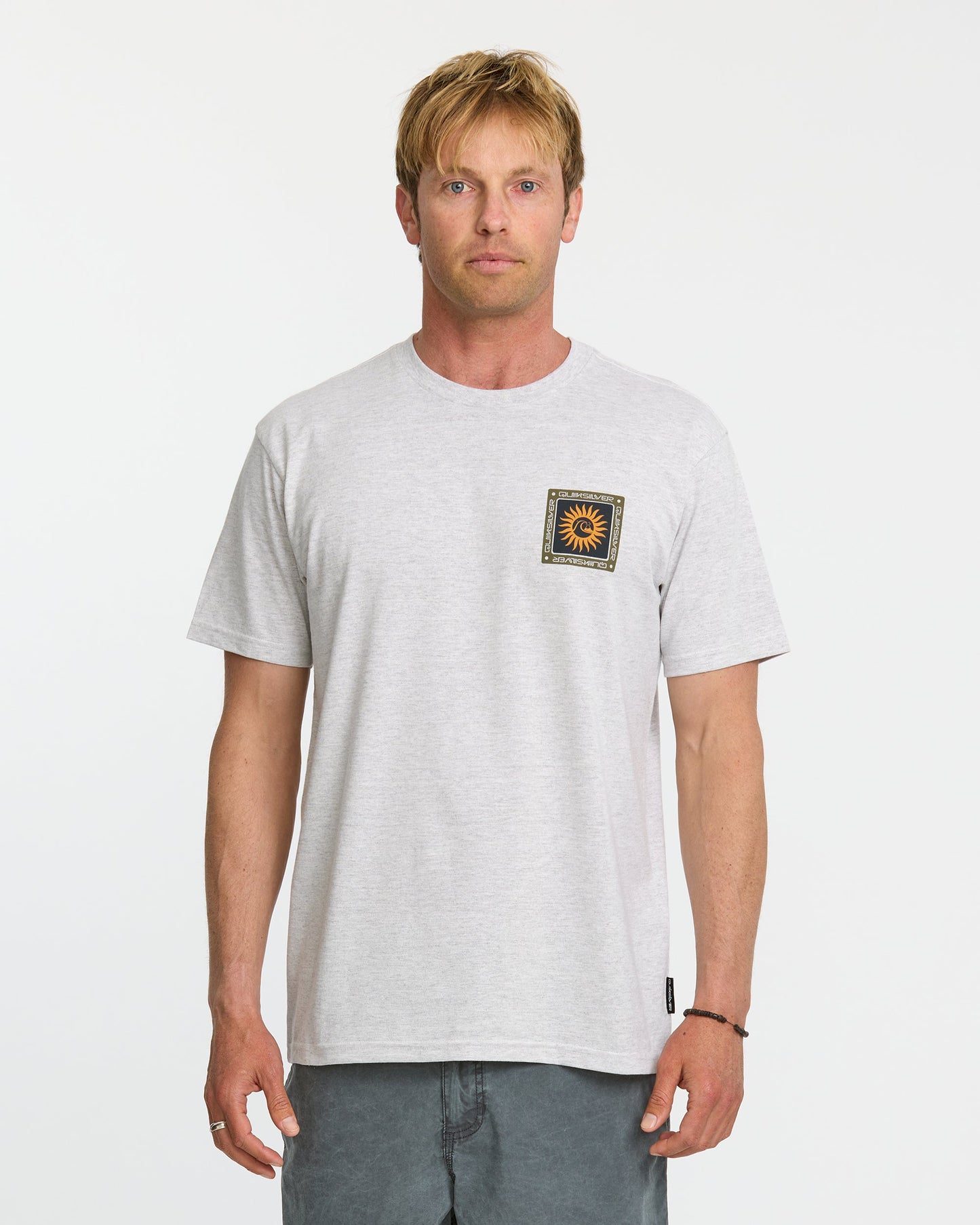 Sun Roots Organic Heather T-Shirt - Charcoal Heather Charcoal Heather Quick Silver