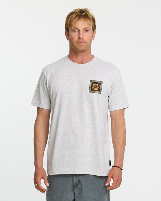 Sun Roots Organic Heather T-Shirt - Charcoal Heather Charcoal Heather Quick Silver