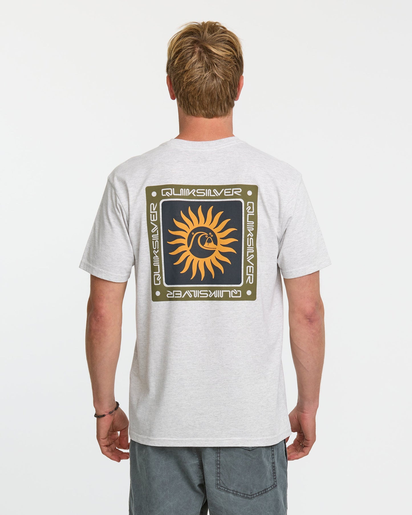 Sun Roots Organic Heather T-Shirt - Charcoal Heather Charcoal Heather Quick Silver