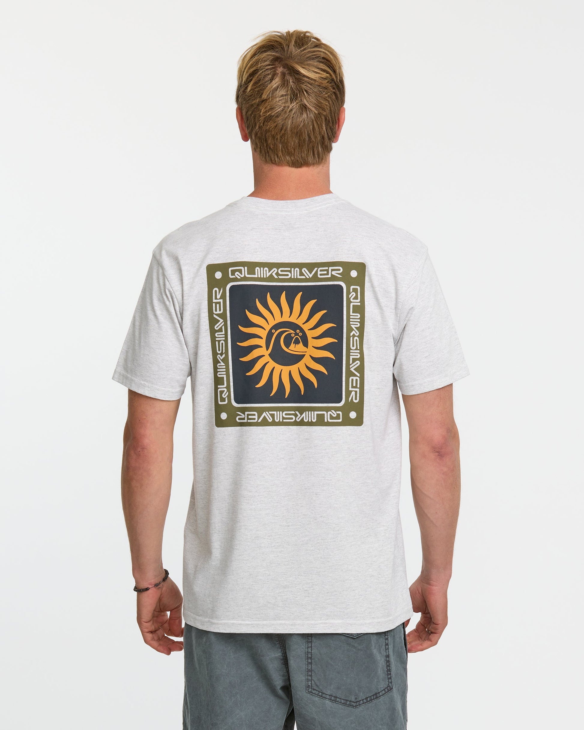 Sun Roots Organic Heather T-Shirt - Charcoal Heather Charcoal Heather Quick Silver