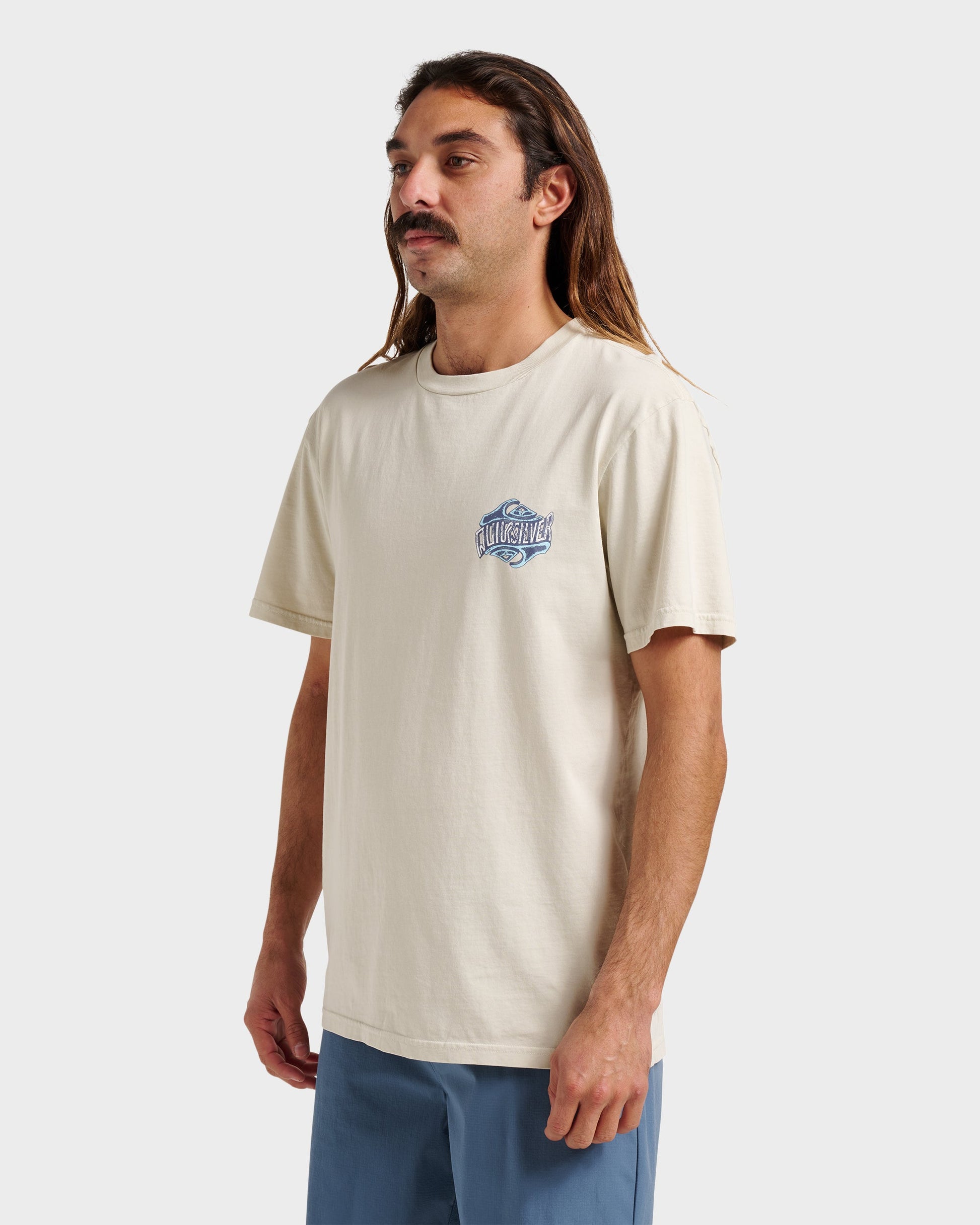 Three Deeppigment Dye T-Shirt - Moonstruck Moonstruck Quick Silver