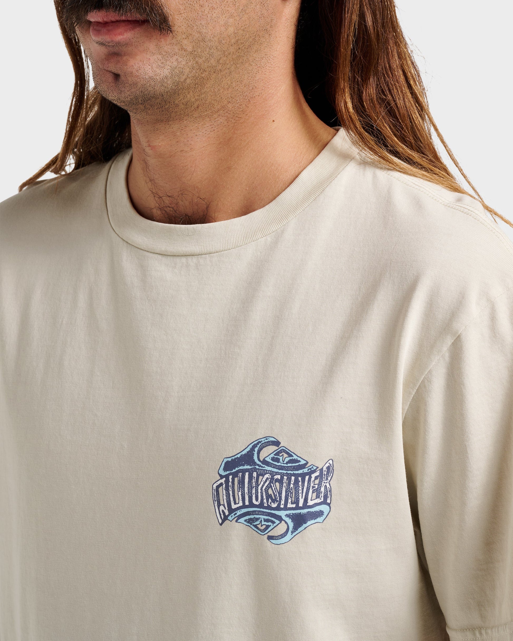 Three Deeppigment Dye T-Shirt - Moonstruck Moonstruck Quick Silver