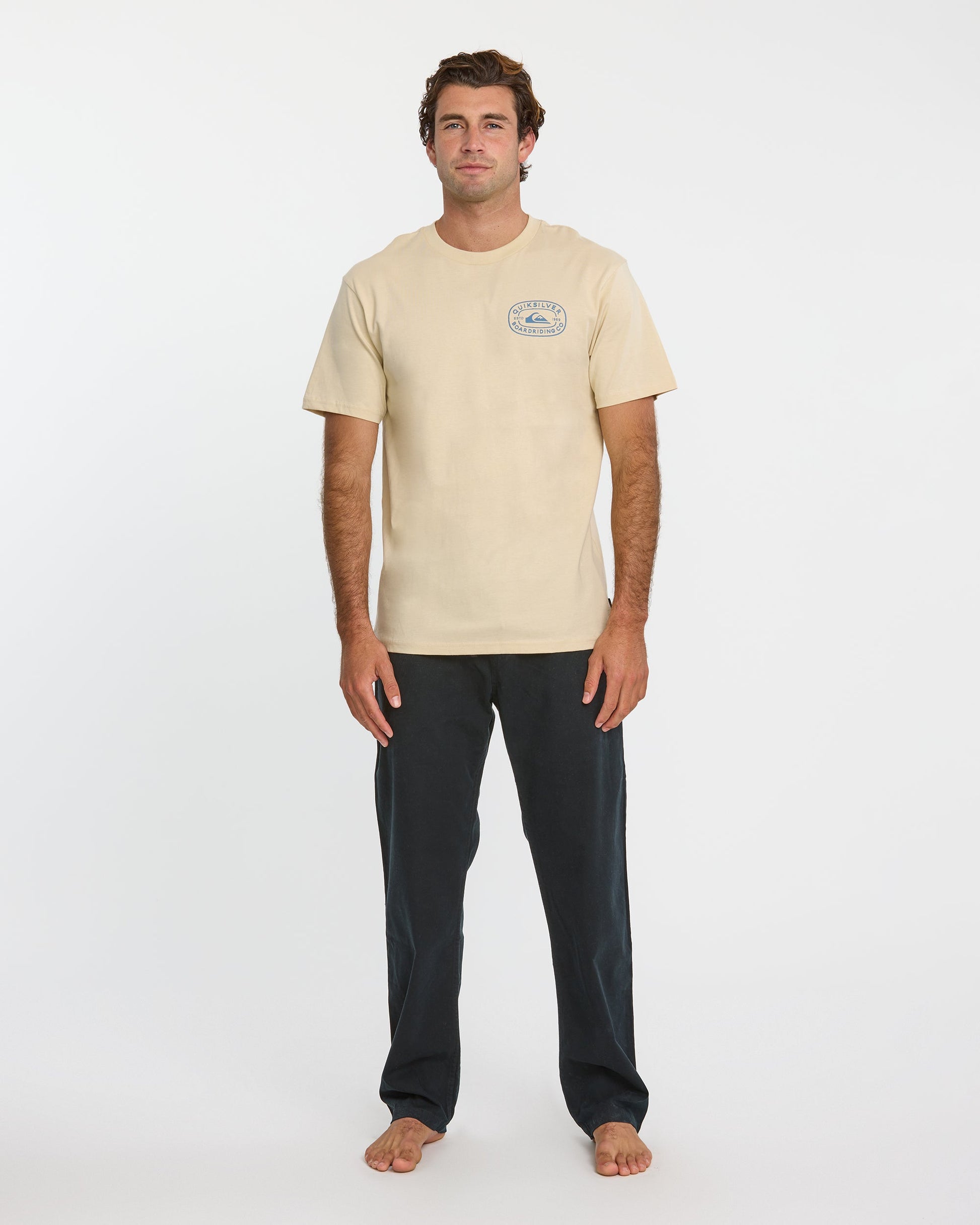 Western Lock T-Shirt - Fog Fog Quick Silver