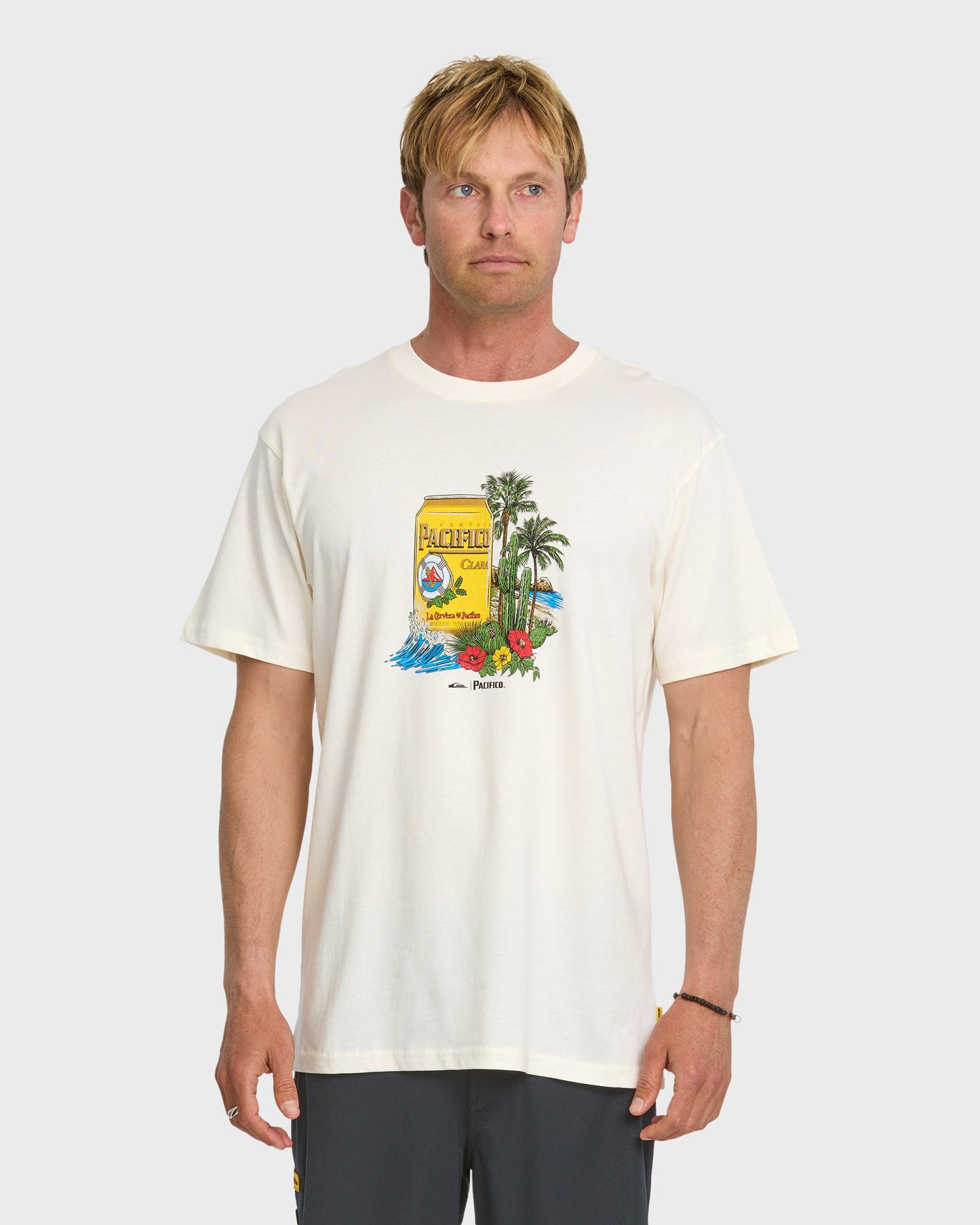 Quiksilver x Pacifico Sunstroke T-Shirt - Tofu Tofu Quick Silver