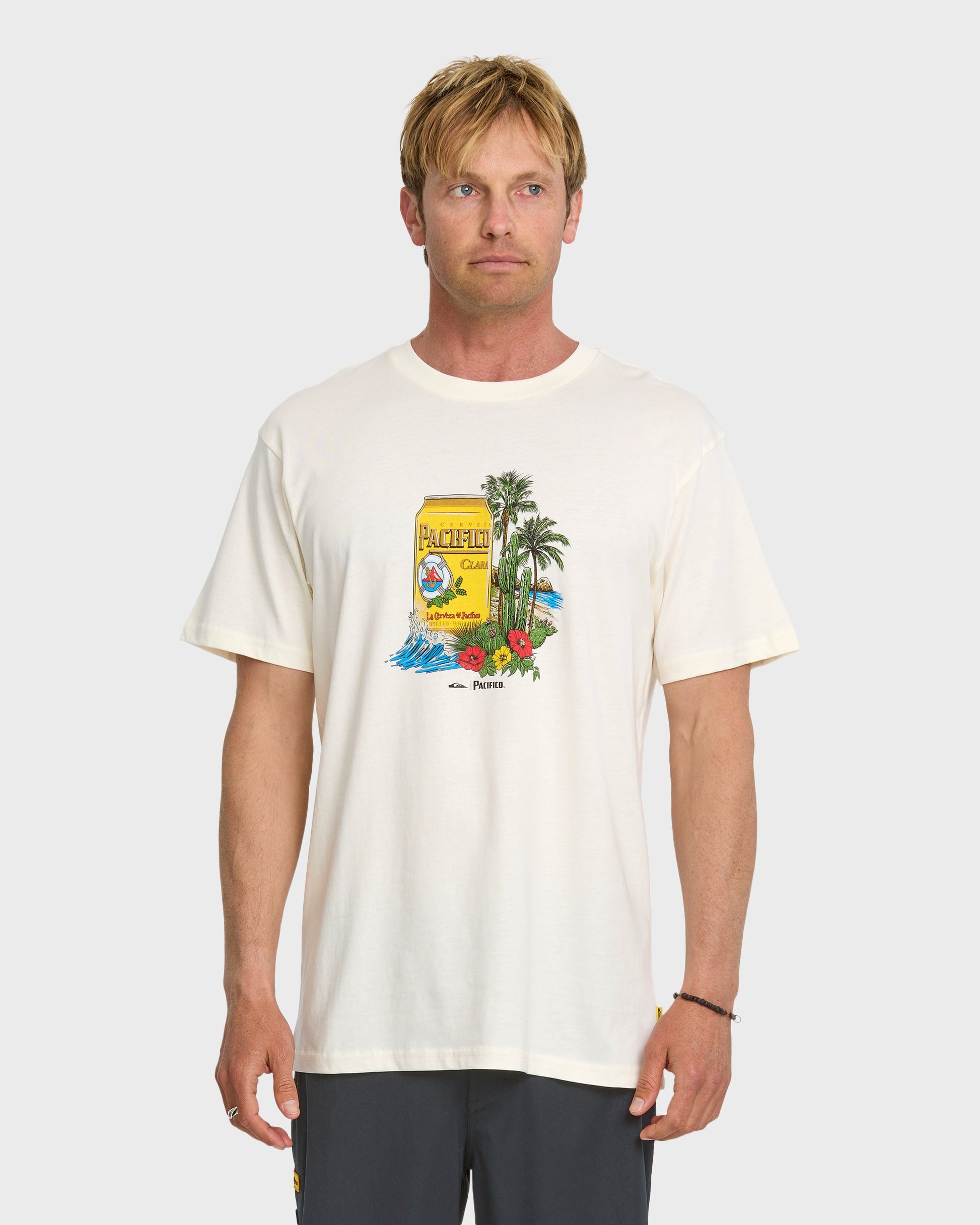 Quiksilver x Pacifico Sunstroke T-Shirt - Tofu Tofu Quick Silver