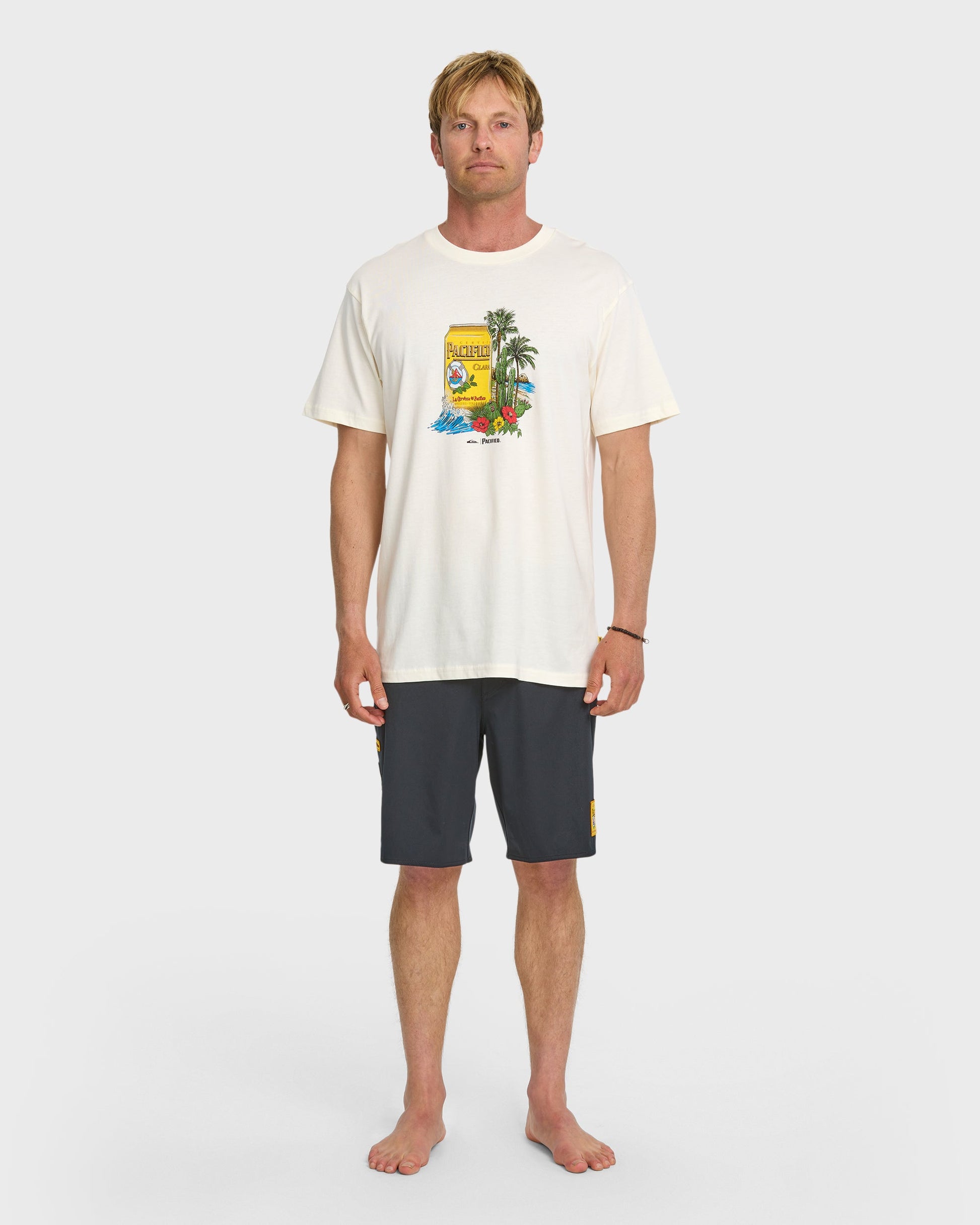 Quiksilver x Pacifico Sunstroke T-Shirt - Tofu Tofu Quick Silver