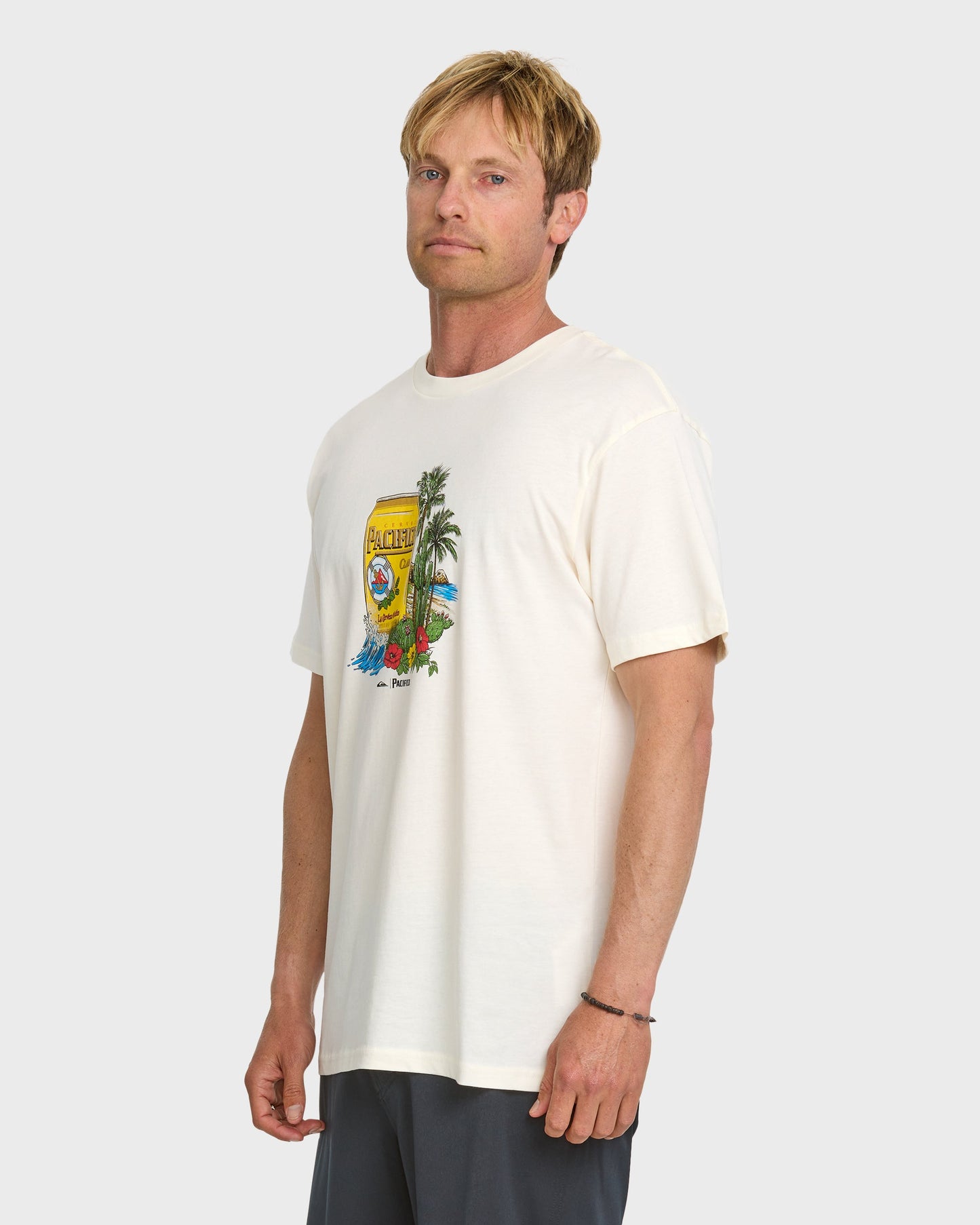 Quiksilver x Pacifico Sunstroke T-Shirt - Tofu Tofu Quick Silver