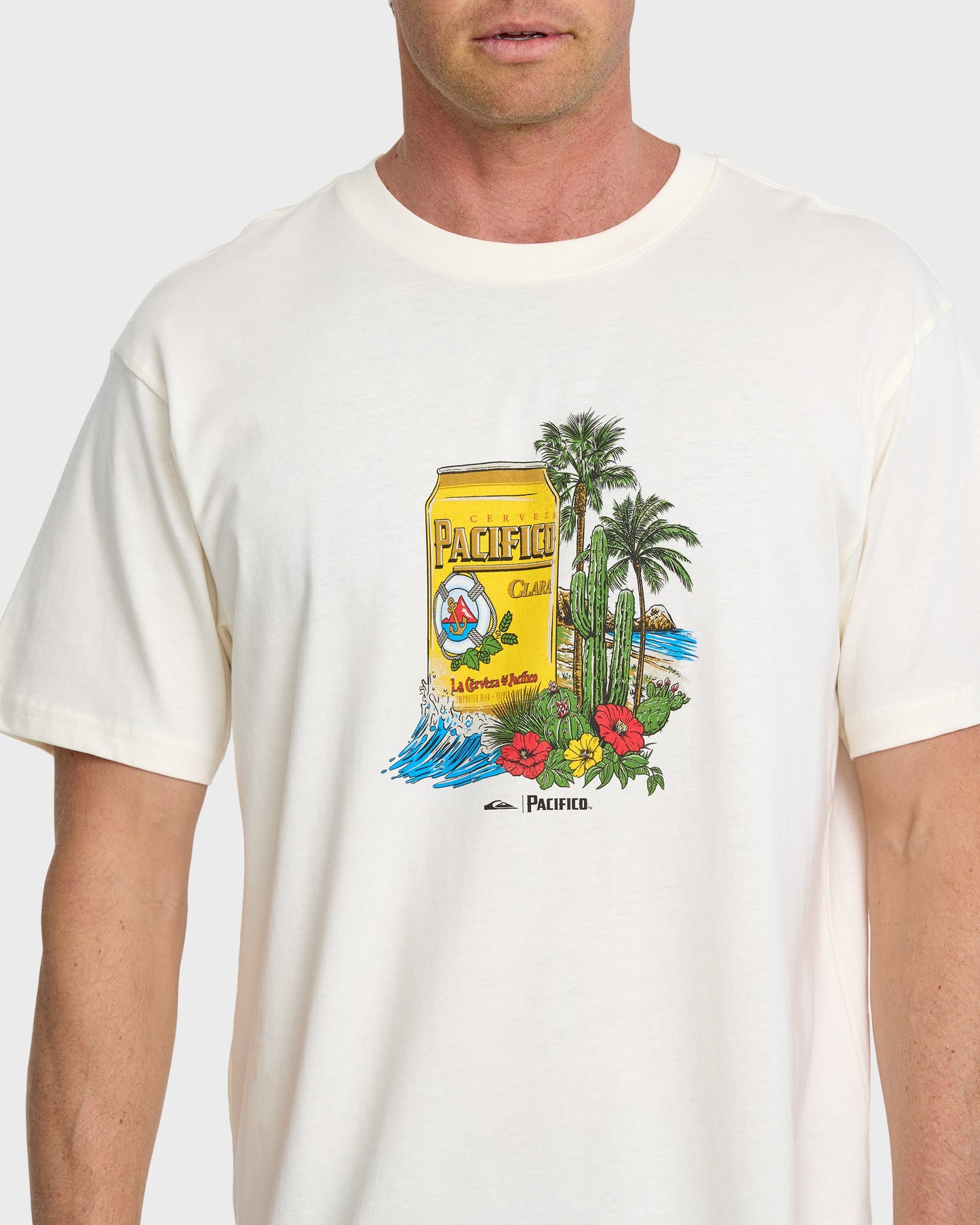 Quiksilver x Pacifico Sunstroke T-Shirt - Tofu Tofu Quick Silver