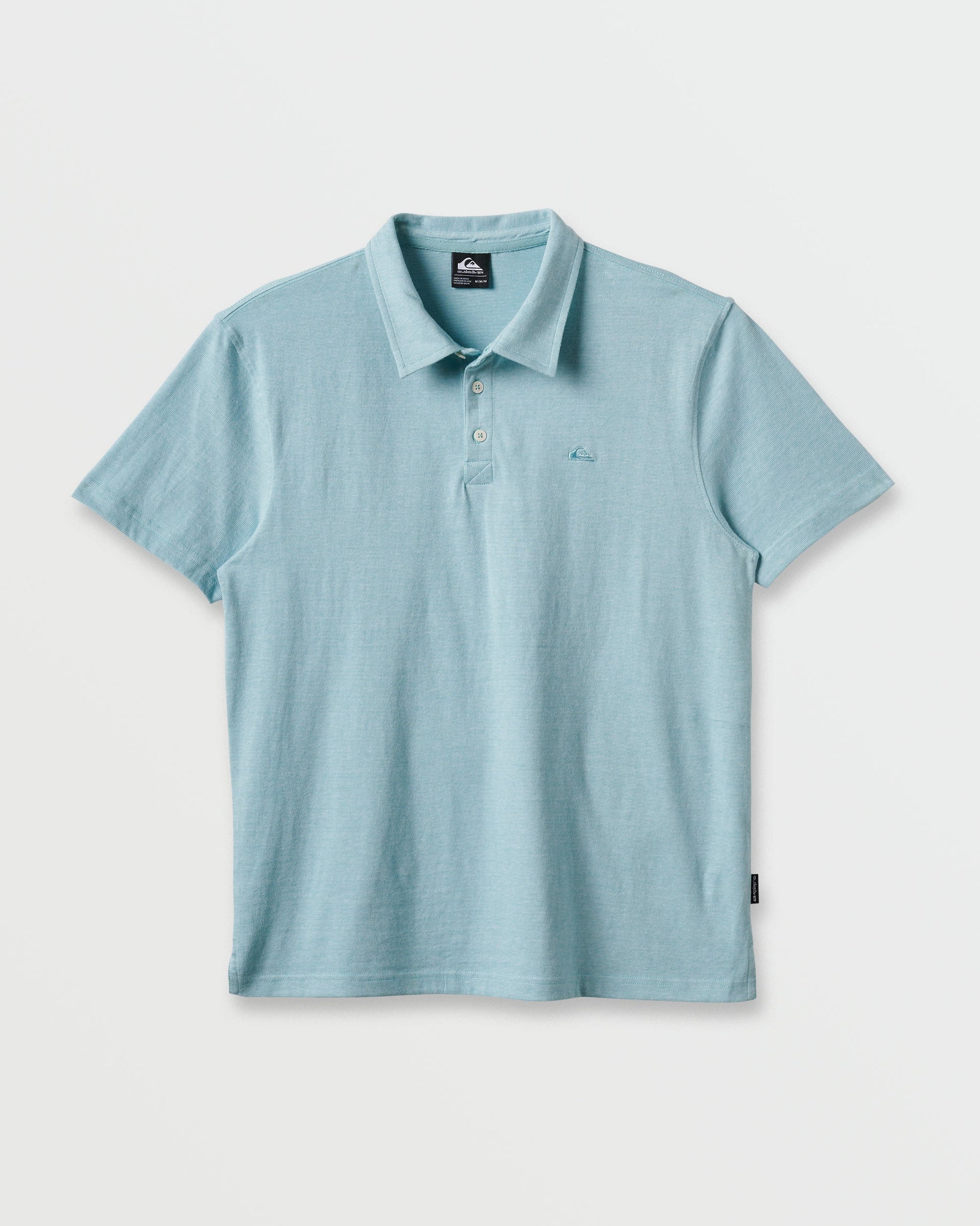Sunset Cruise Polo Shirt - Dusty Turquoise Dusty Turquoise Quick Silver