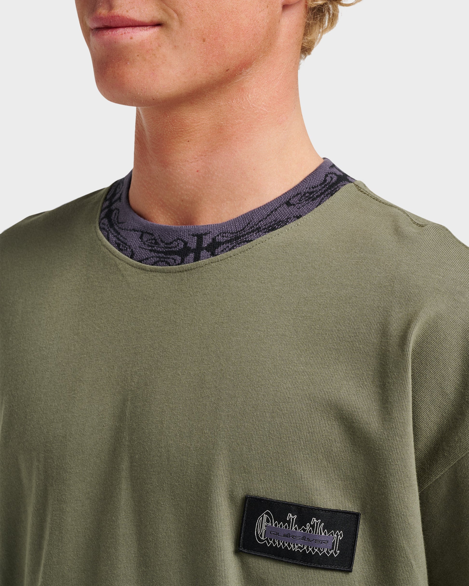 Mercury Ringer T-shirt - Dusty Olive Dusty Olive Quick Silver