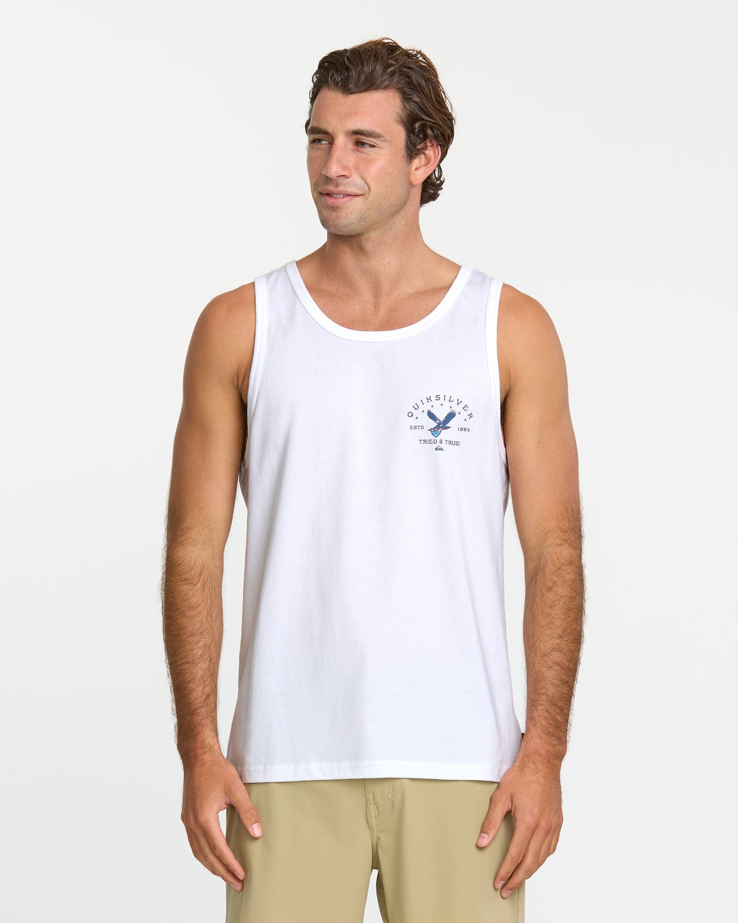 Eagle Usa Tank - White White Quick Silver