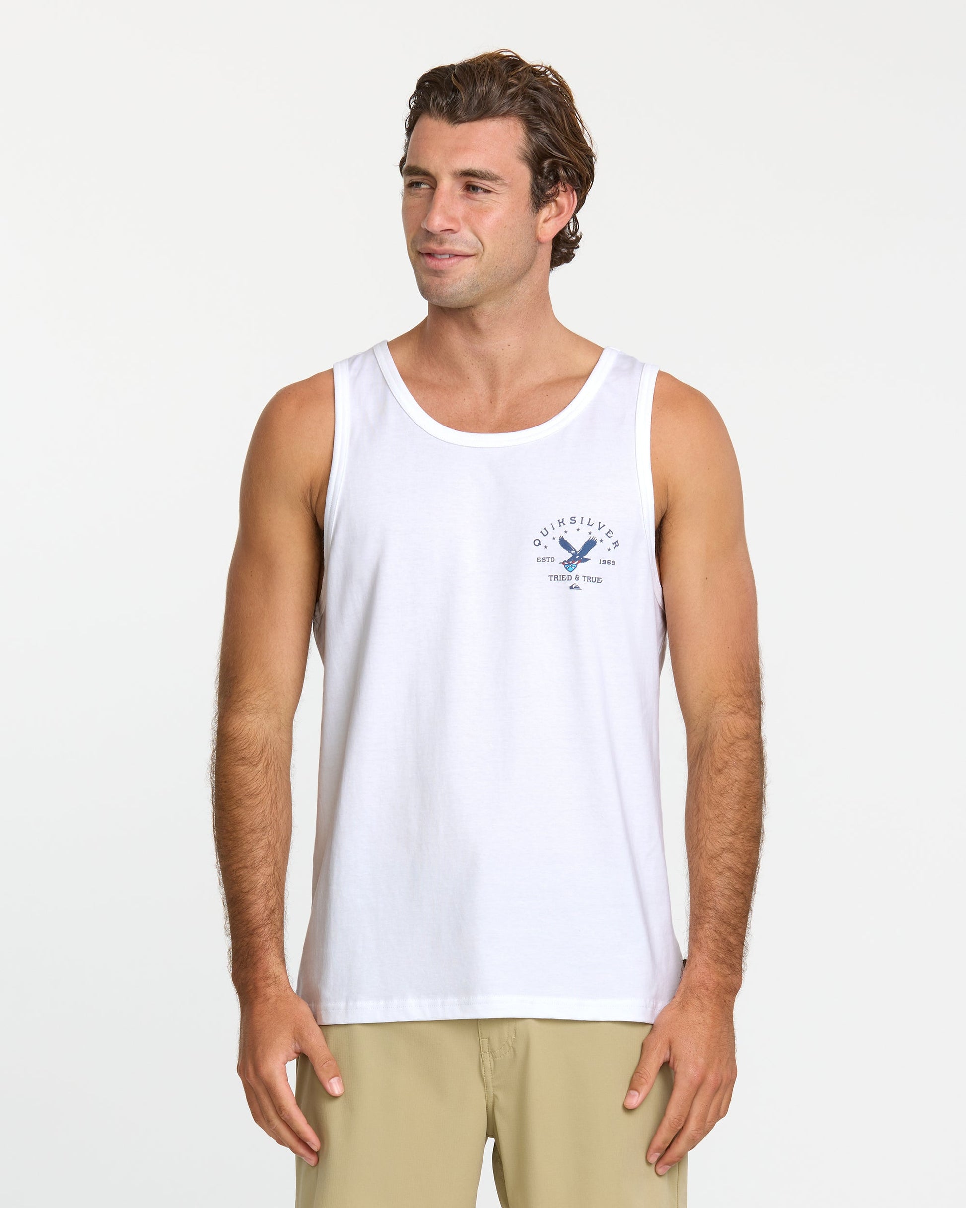Eagle Usa Tank - White White Quick Silver