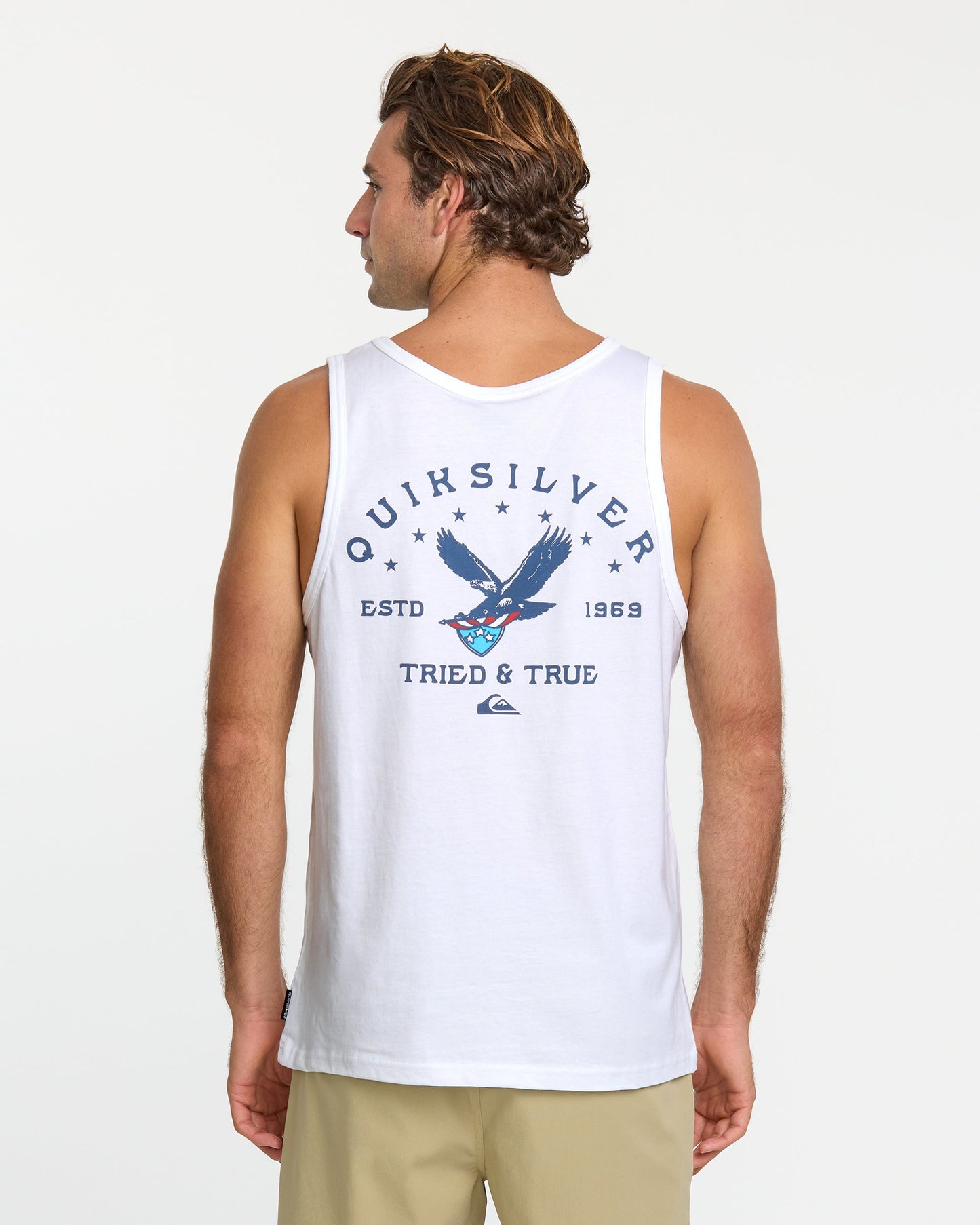 Eagle Usa Tank - White White Quick Silver
