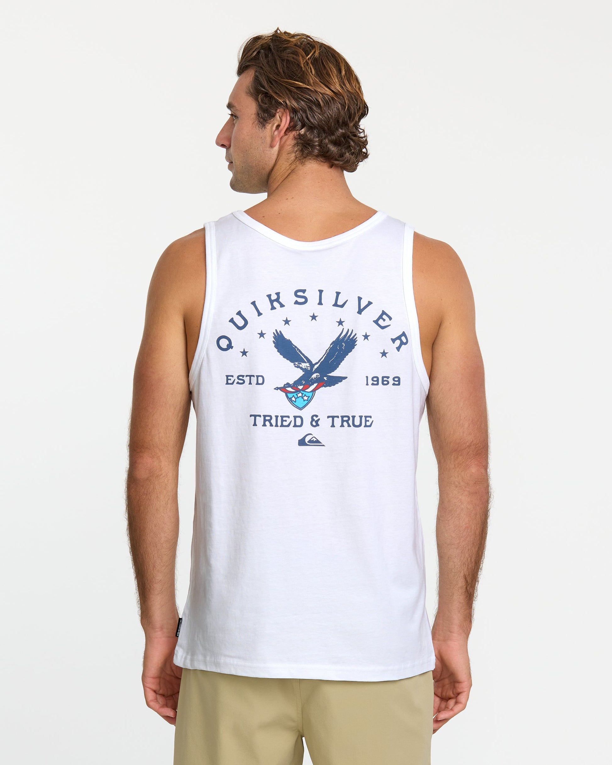 Eagle Usa Tank - White White Quick Silver