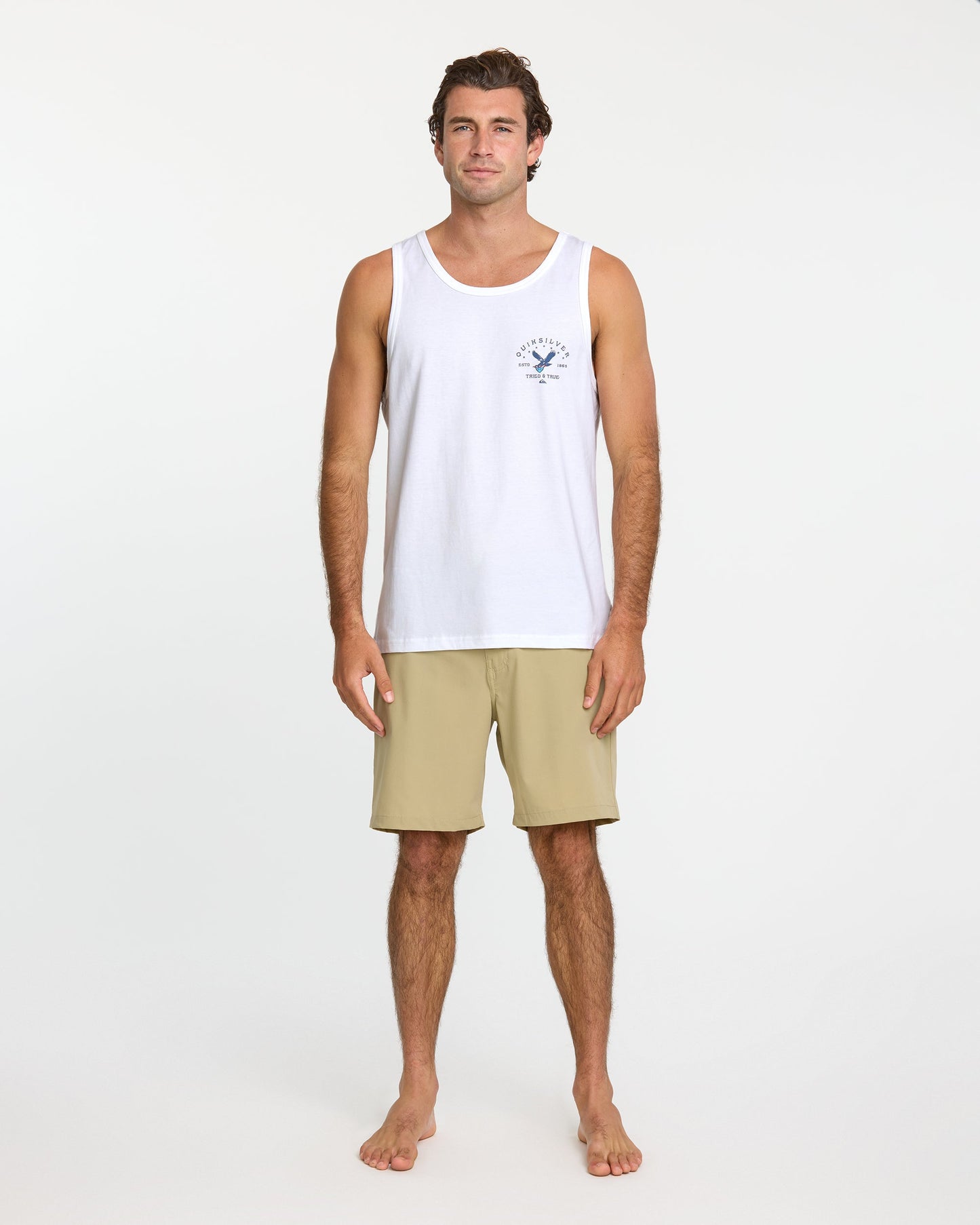 Eagle Usa Tank - White White Quick Silver