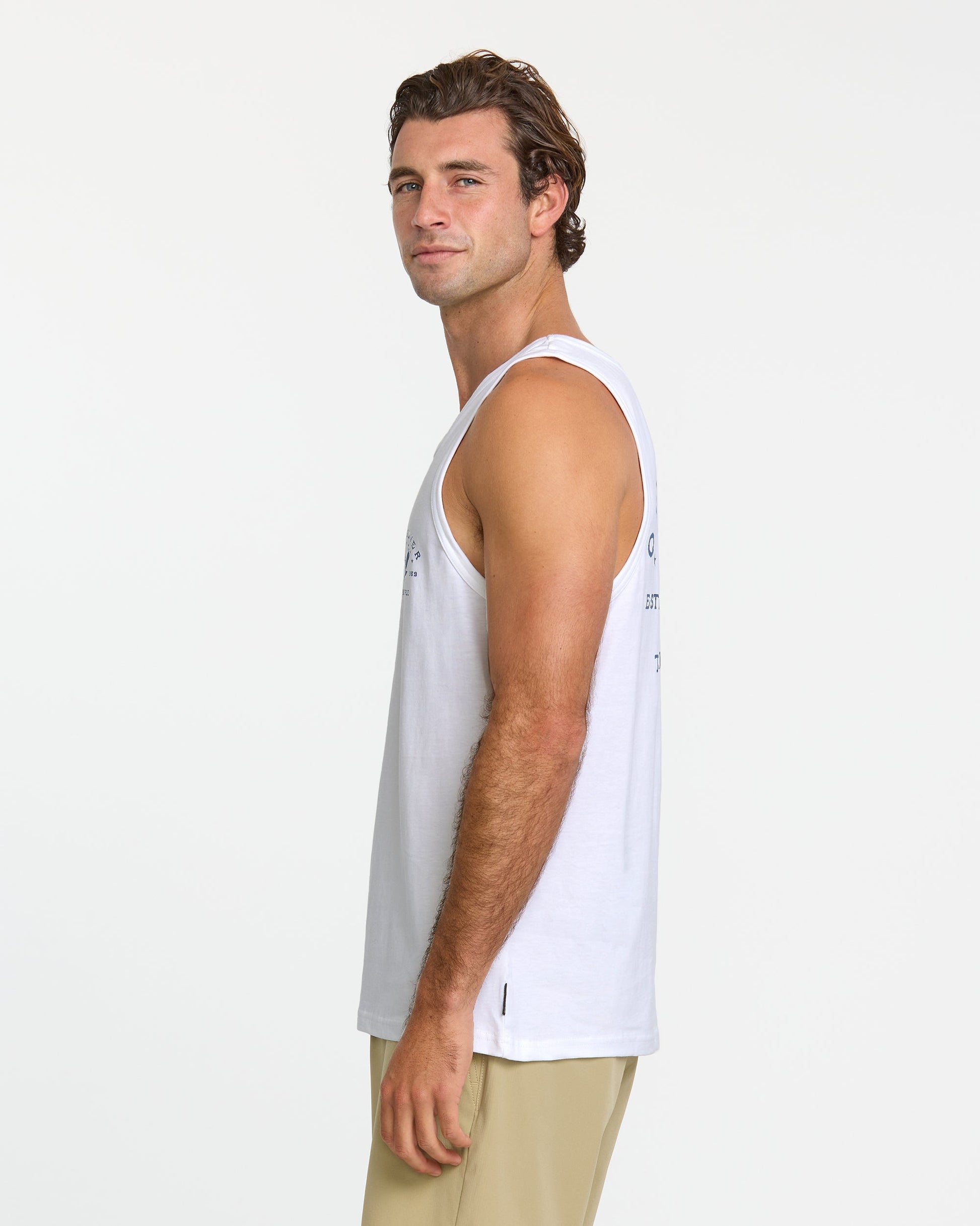 Eagle Usa Tank - White White Quick Silver