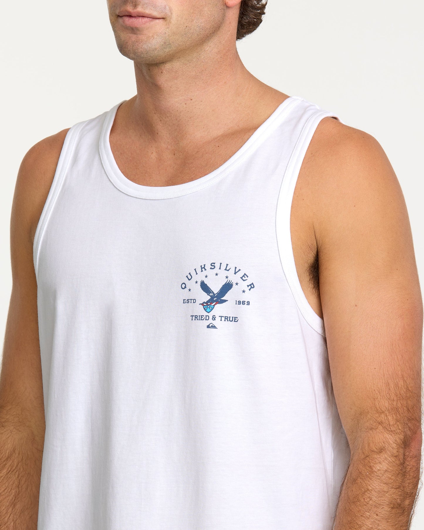 Eagle Usa Tank - White White Quick Silver