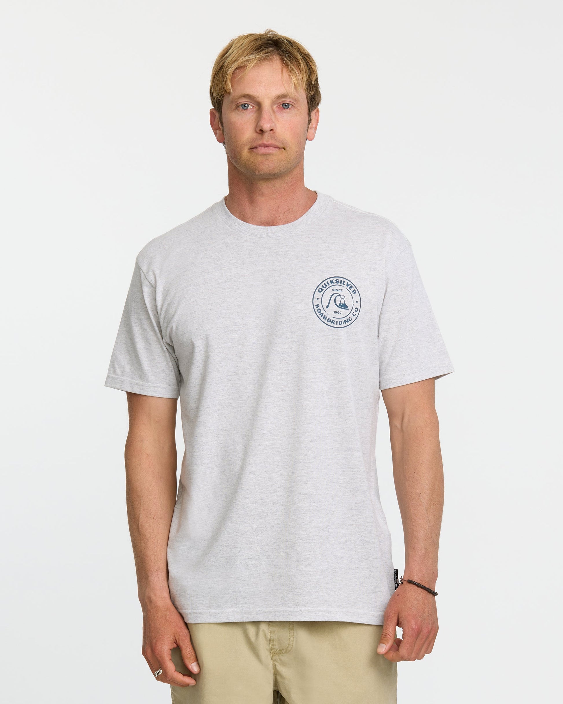 Bubbles T-Shirt - Silver White Heather Silver White Heather Quick Silver