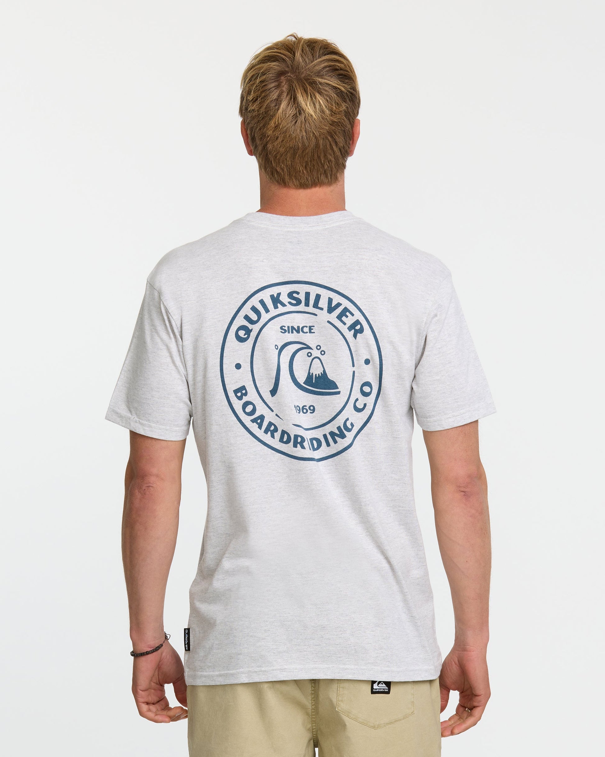 Bubbles T-Shirt - Silver White Heather Silver White Heather Quick Silver