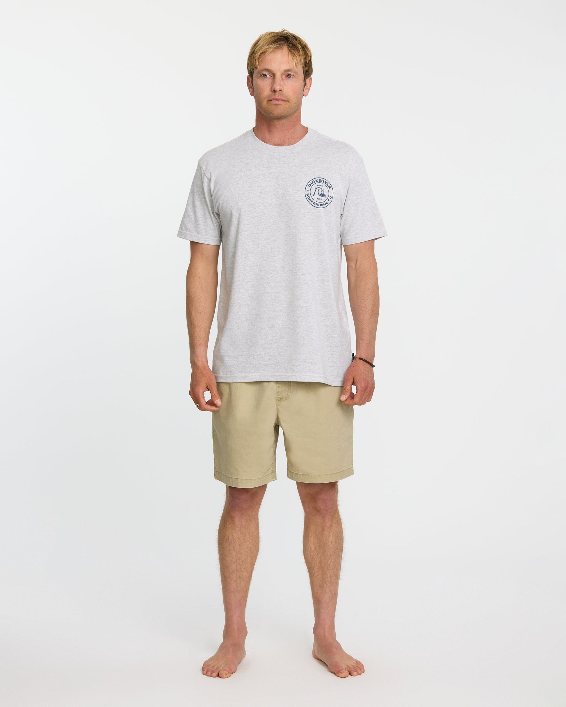 Bubbles T-Shirt - Silver White Heather Silver White Heather Quick Silver