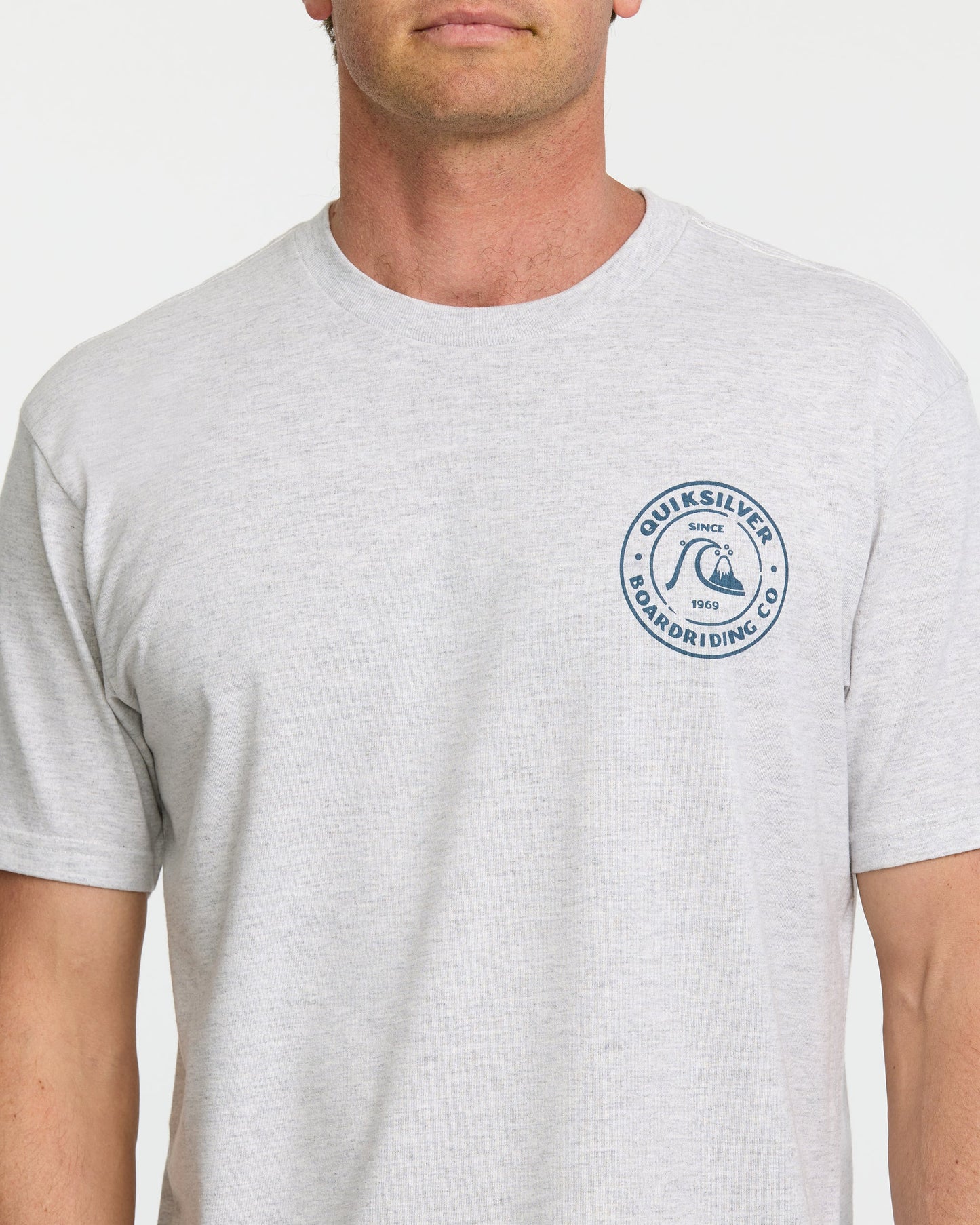 Bubbles T-Shirt - Silver White Heather Silver White Heather Quick Silver