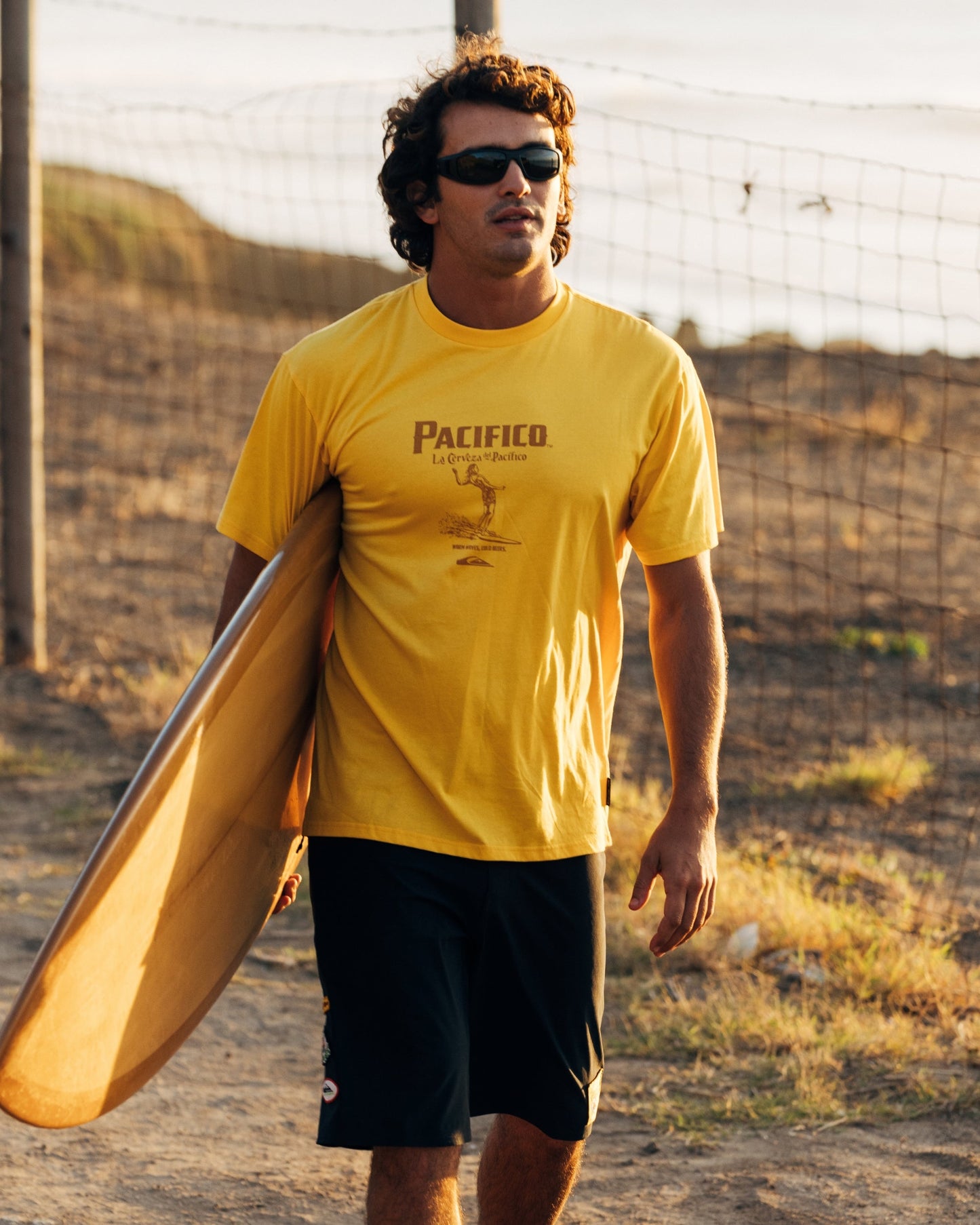Quiksilver x Pacifico Baja Arch T-Shirt - Sunshine Sunshine Quick Silver