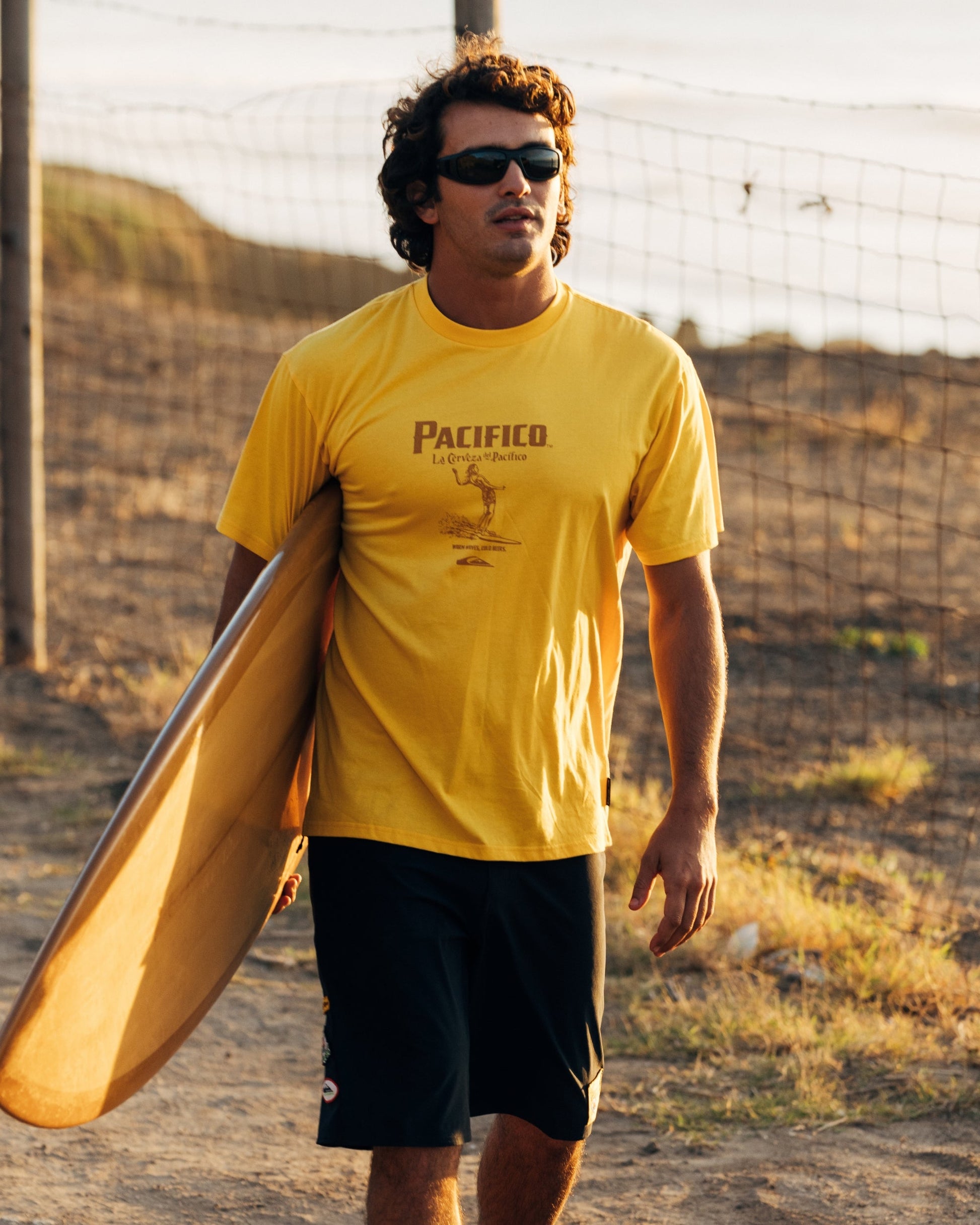 Quiksilver x Pacifico Baja Arch T-Shirt - Sunshine Sunshine Quick Silver