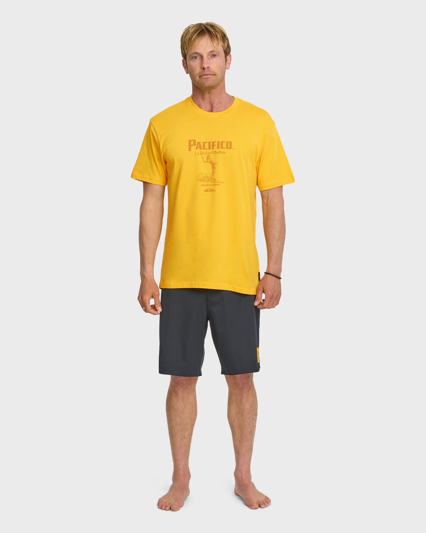 Quiksilver x Pacifico Baja Arch T-Shirt - Sunshine Sunshine Quick Silver
