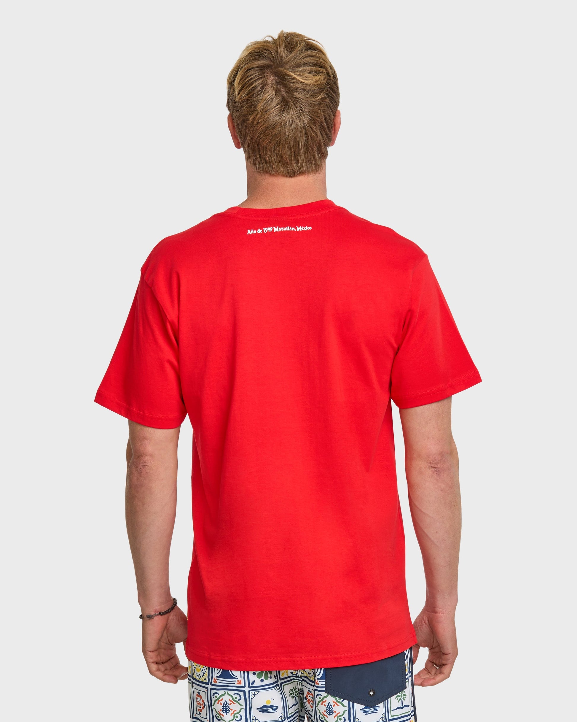 Quiksilver x Pacifico Baja Arch T-Shirt - Red Red Quick Silver