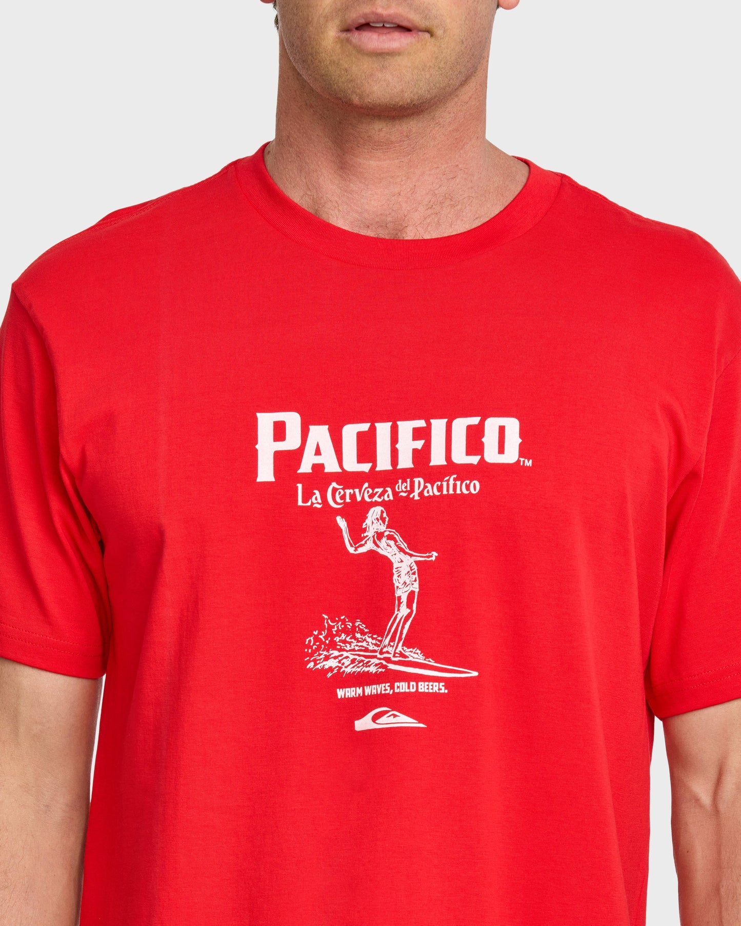 Quiksilver x Pacifico Baja Arch T-Shirt - Red Red Quick Silver