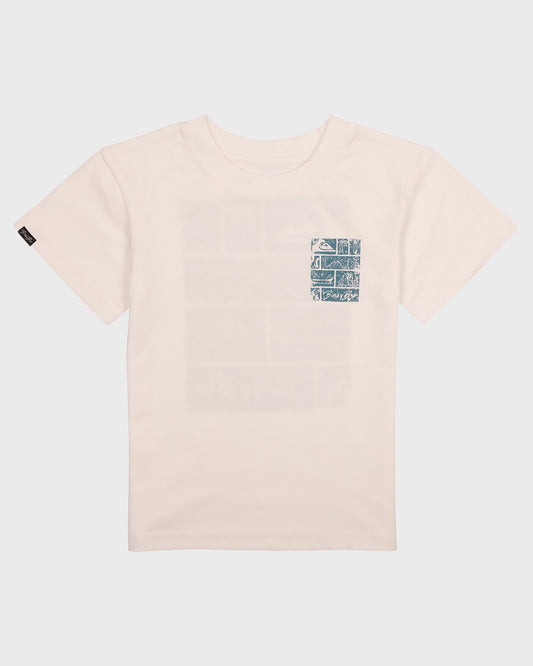 BinkyBro x Quiksilver Sketch T-Shirt Cream Quick Silver