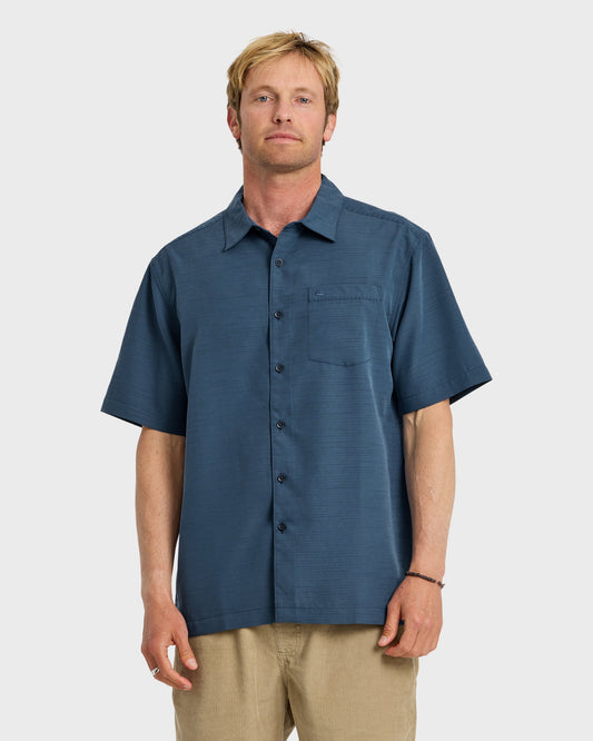 Waterman Centinela Premium Anti-Wrinkle Shirt - Navy Navy Quick Silver
