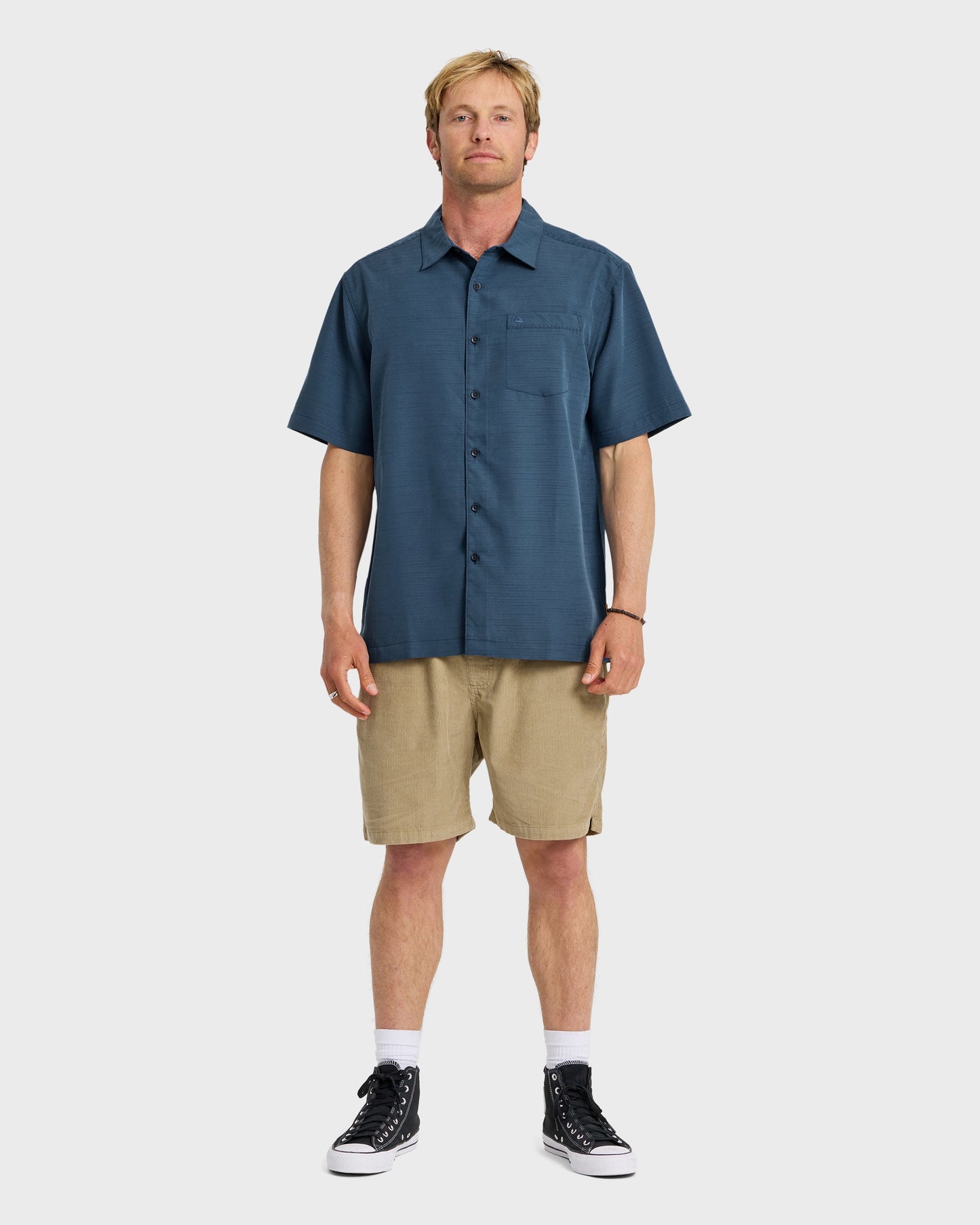 Waterman Centinela Premium Anti-Wrinkle Shirt - Navy Navy Quick Silver
