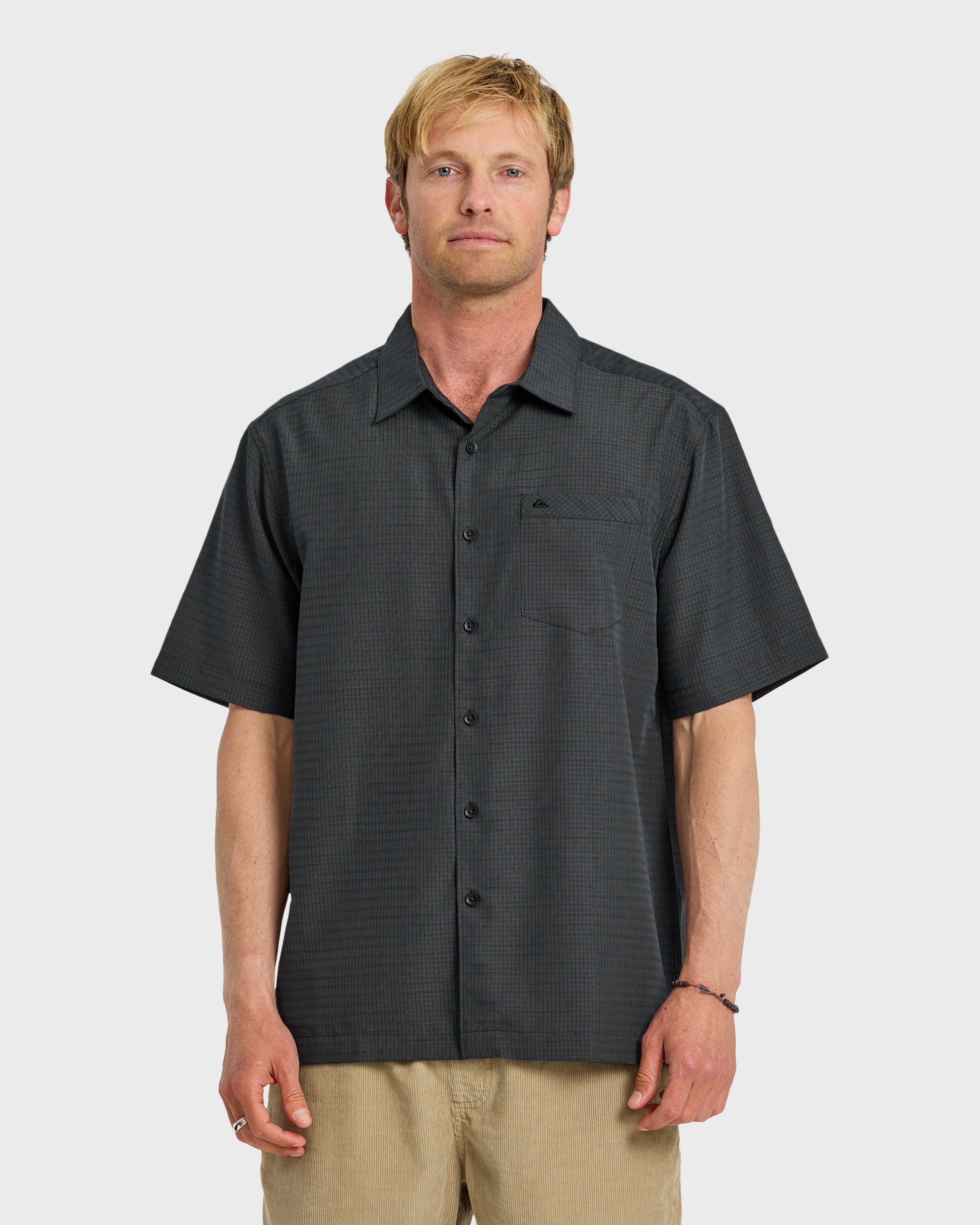 Waterman Centinela Premium Anti-Wrinkle Shirt - Black Black Quick Silver