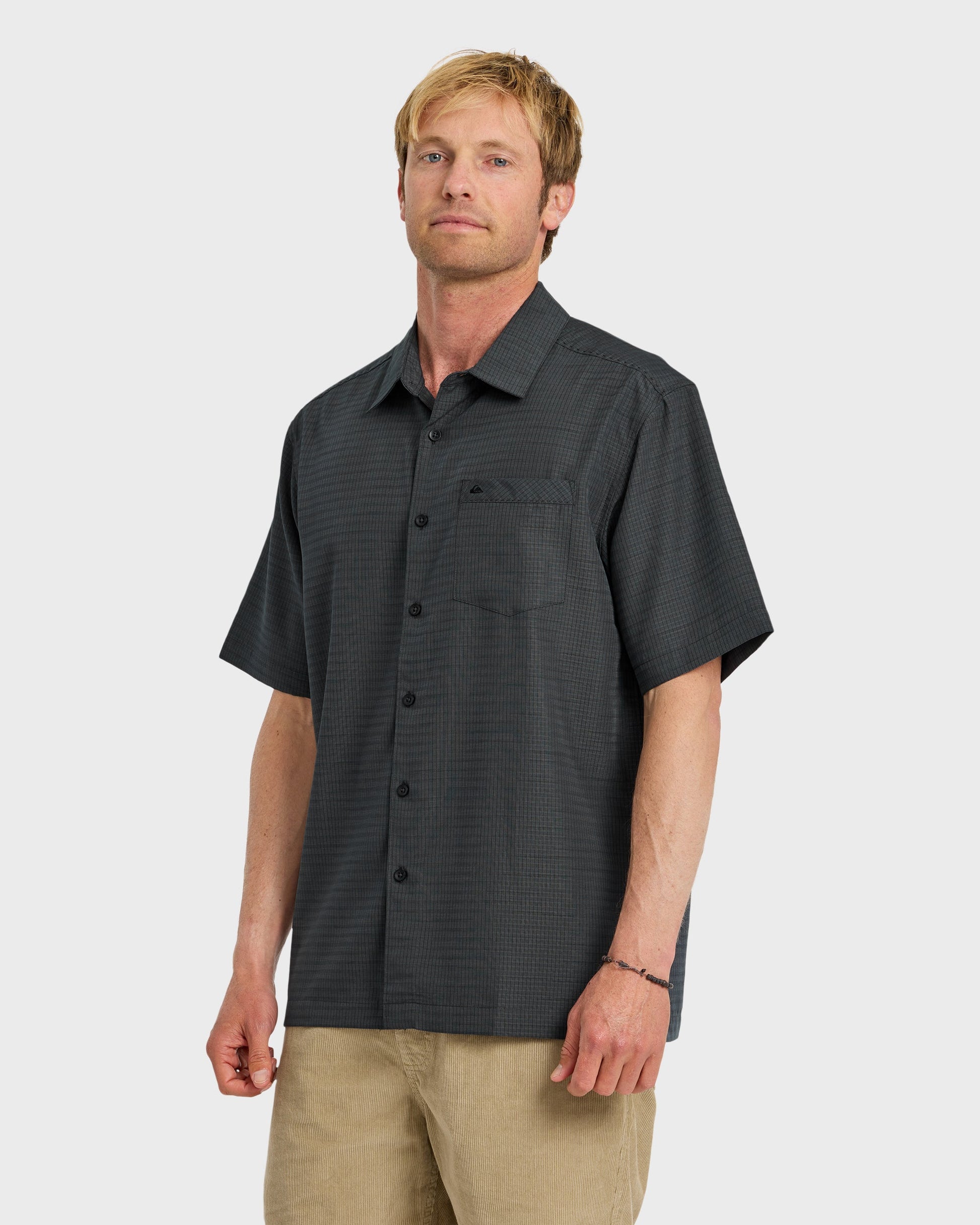 Waterman Centinela Premium Anti-Wrinkle Shirt - Black Black Quick Silver