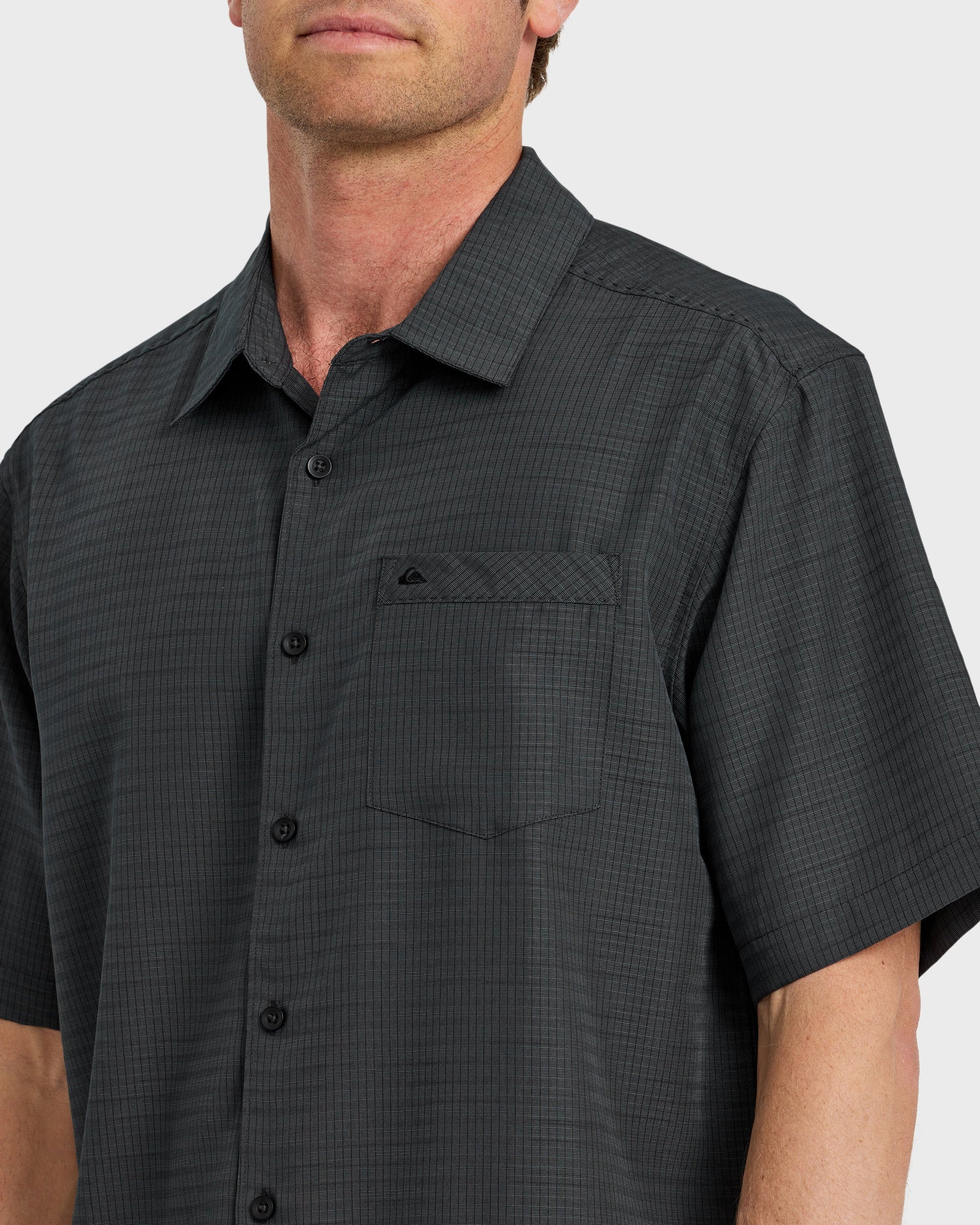Waterman Centinela Premium Anti-Wrinkle Shirt - Black Black Quick Silver