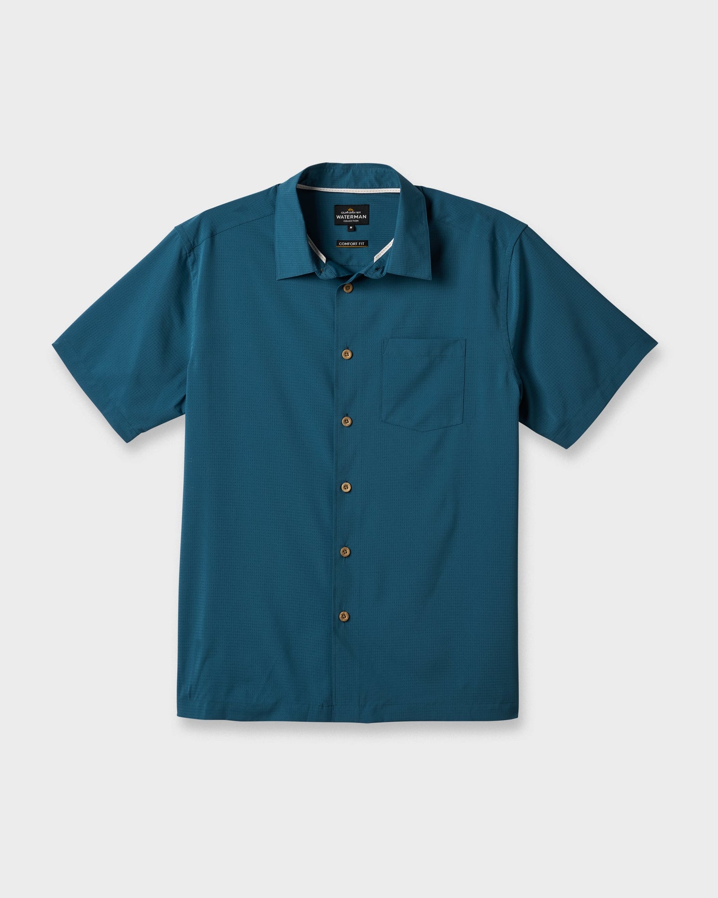Chaser Short Sleeve Woven Shirt - Real Teal Real Teal Quick Silver