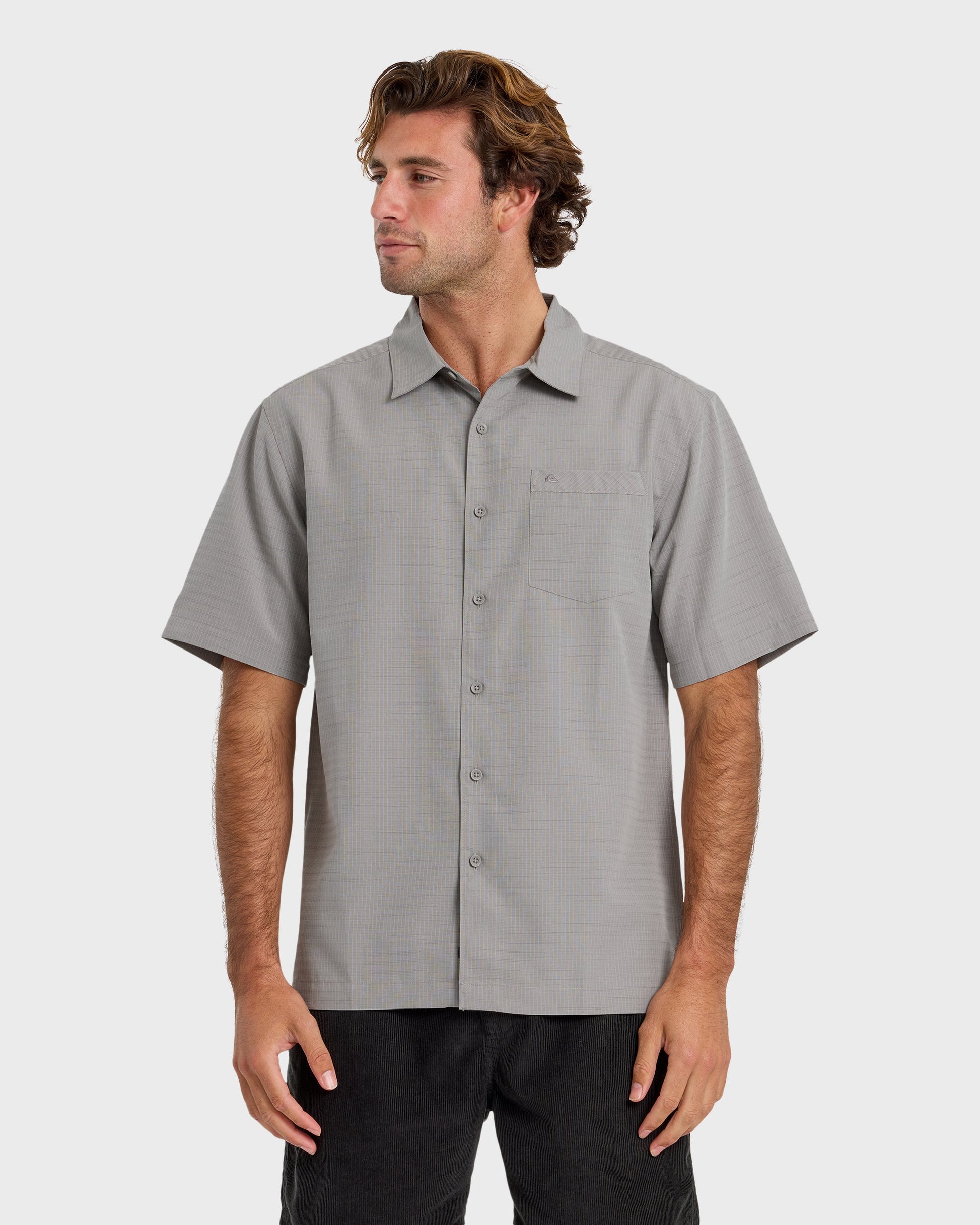 Waterman Centinela Premium Anti-Wrinkle Shirt - Grey Grey Quick Silver