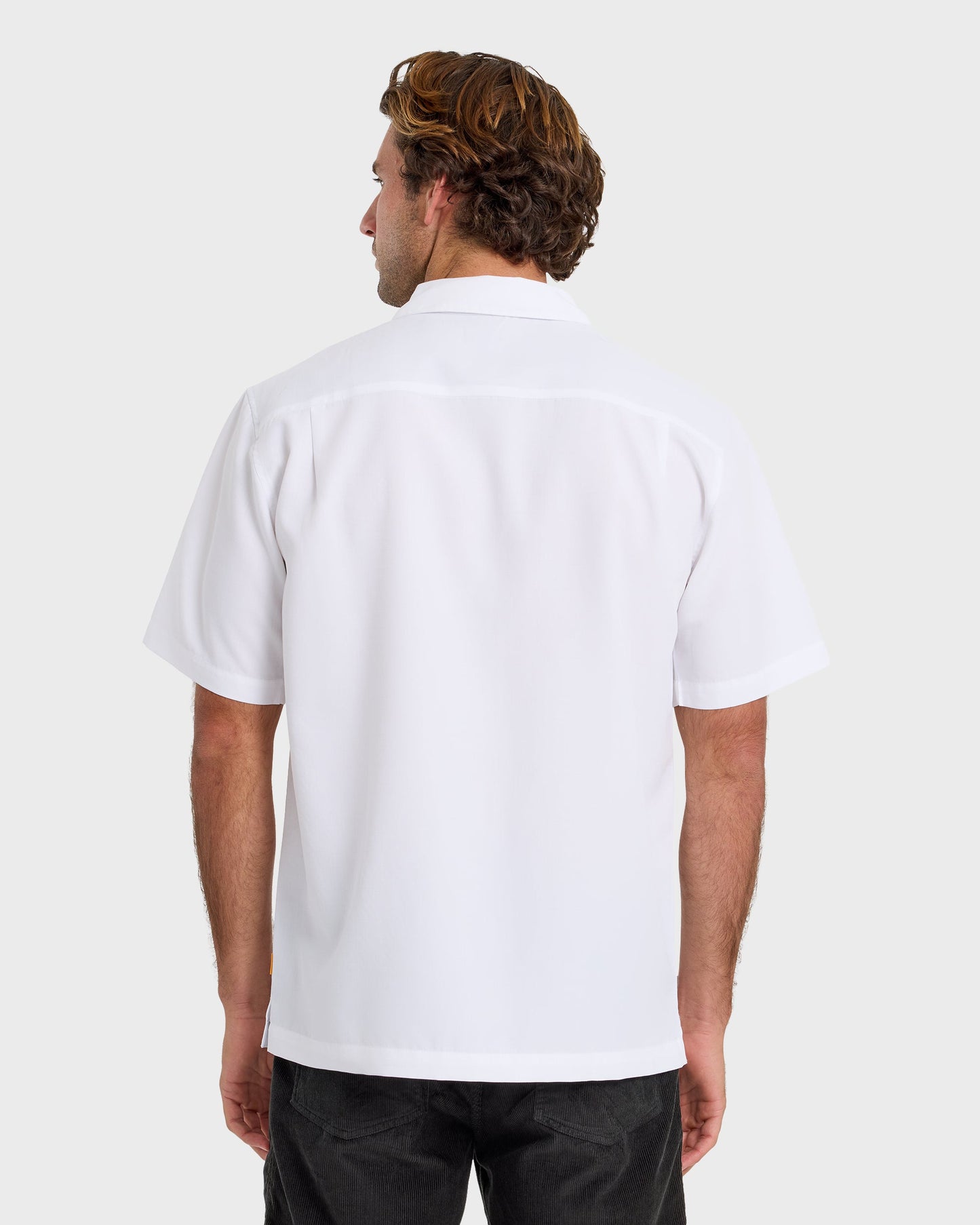 Waterman Centinela Premium Anti-Wrinkle Shirt - White White Quick Silver