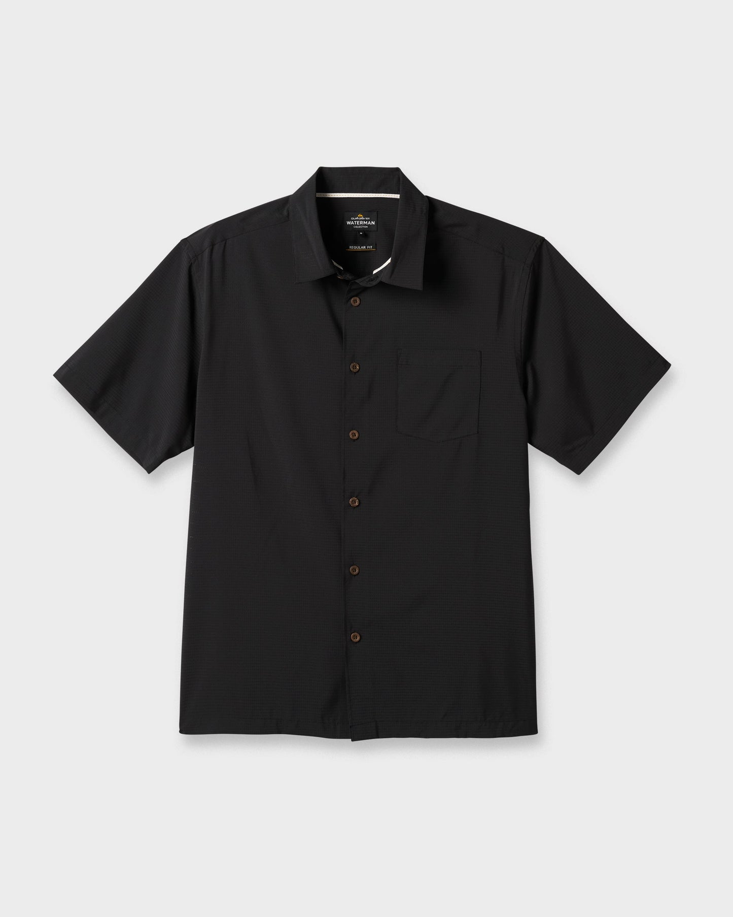 Chaser Short Sleeve Woven Shirt - Phantom Phantom Quick Silver