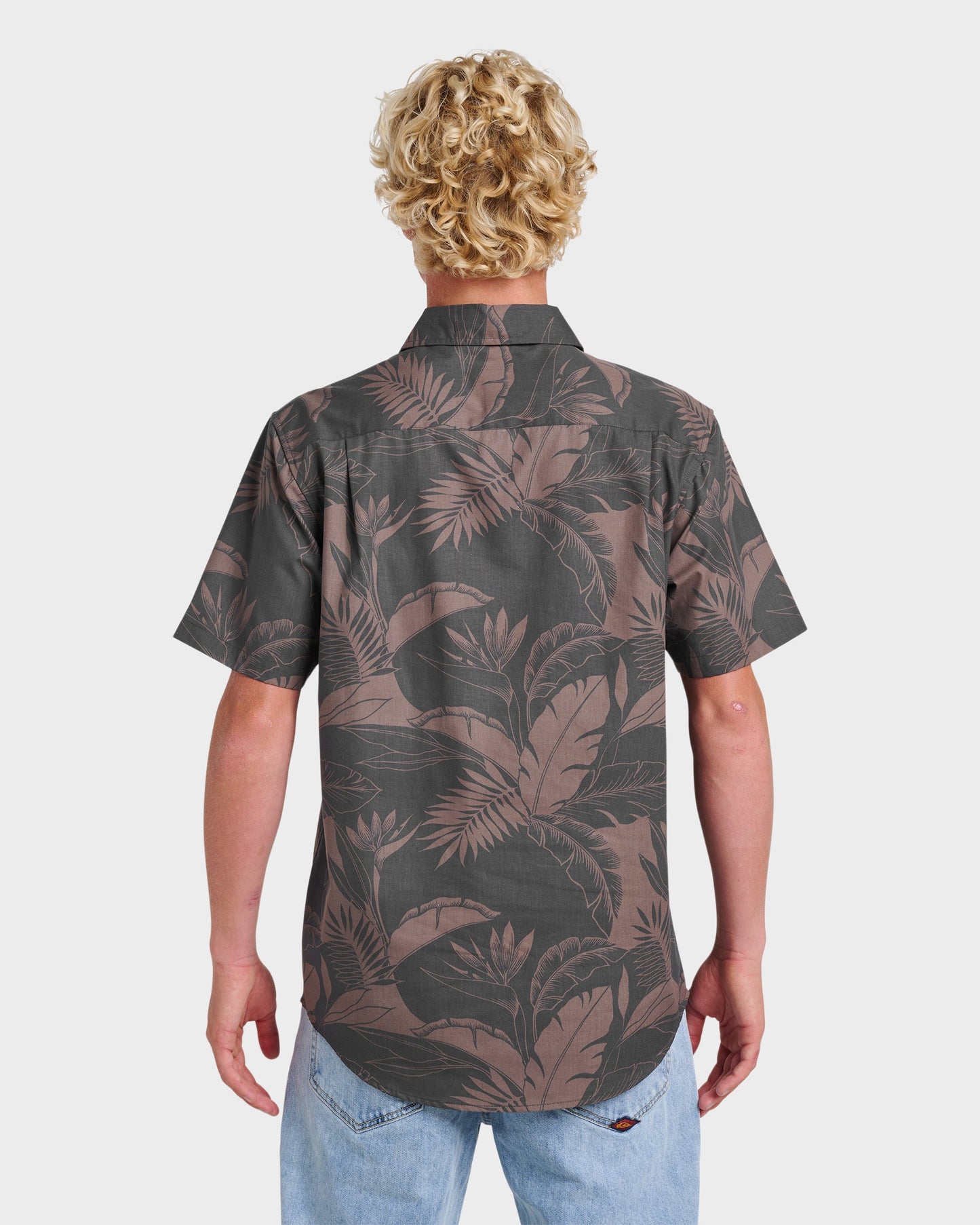 Kahanu Classic Short Sleeve Shirt - Black Black Quick Silver