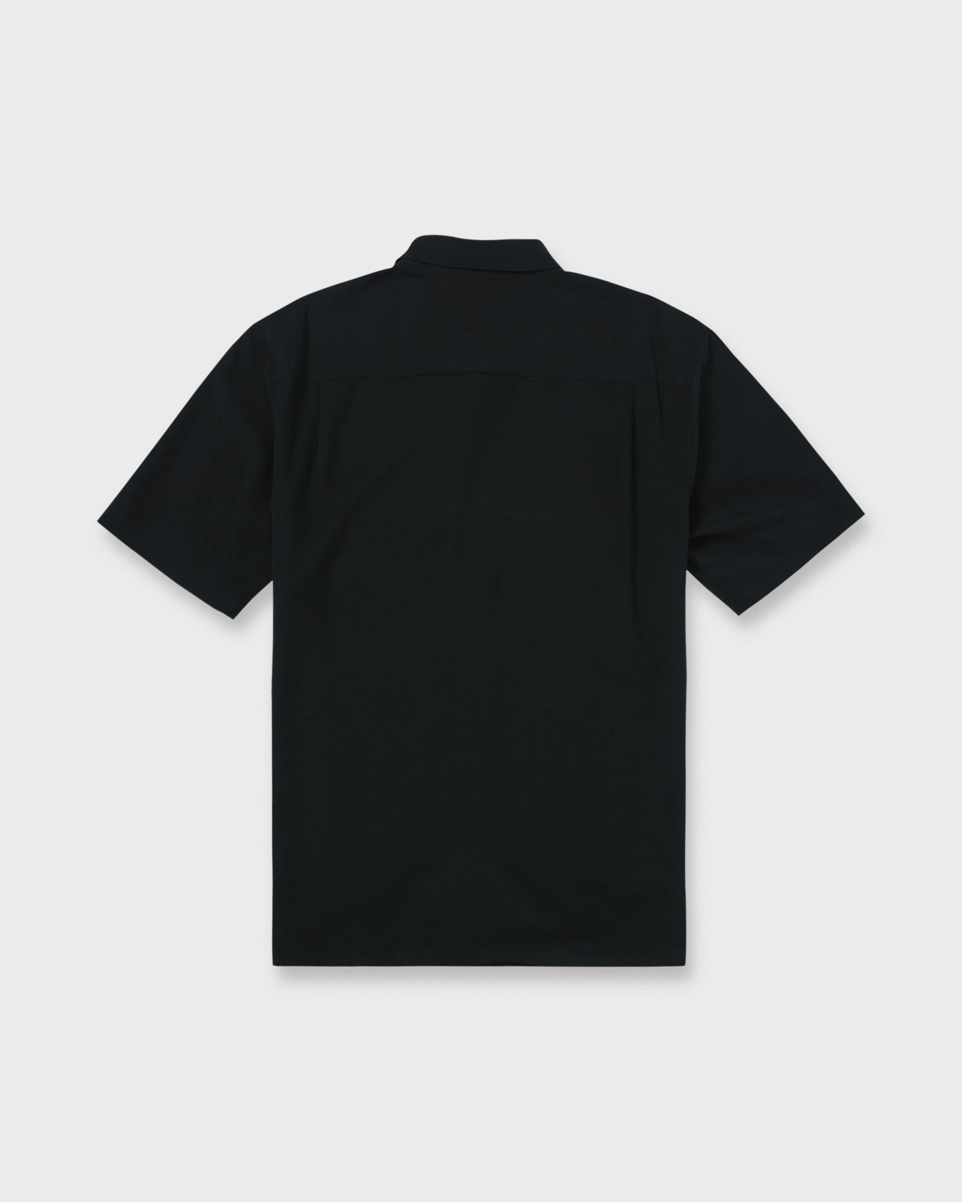 Waterman Tahiti Palms Premium Anti-Wrinkle Shirt - Black Black Quick Silver