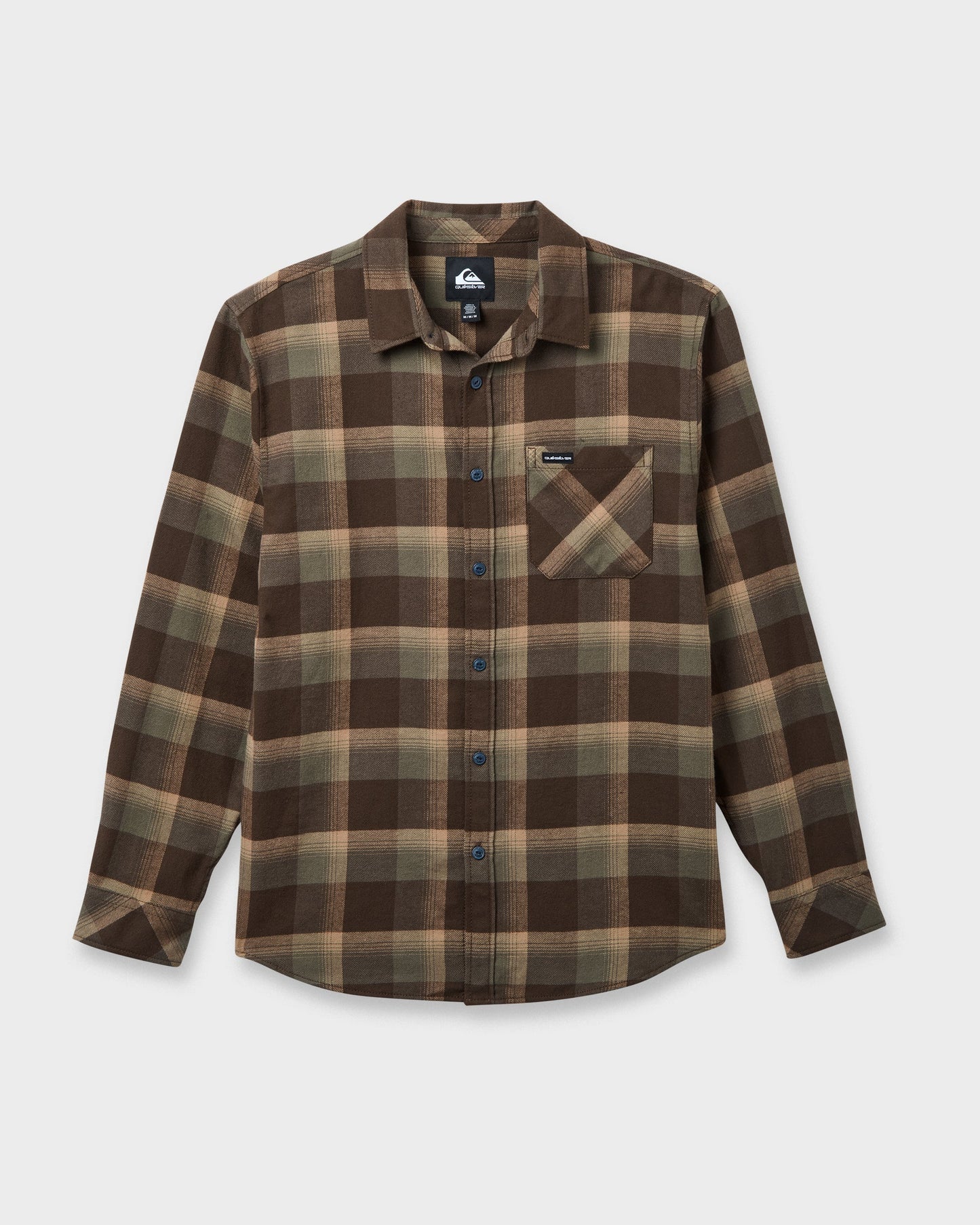 Penmar Check Flannel Shirt - Chocolate Brown Chocolate Brown Quick Silver