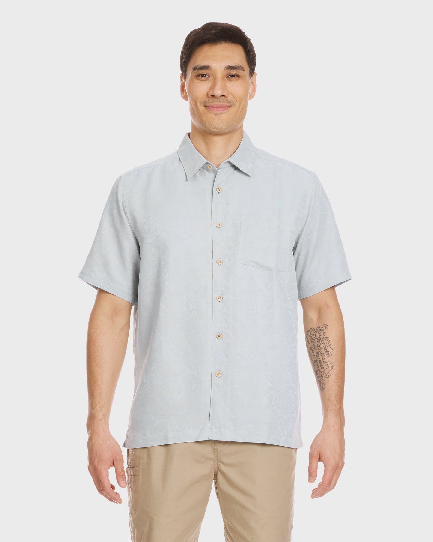 Waterman Island Jungle Shirt - Cool Blue Cool Blue Quick Silver