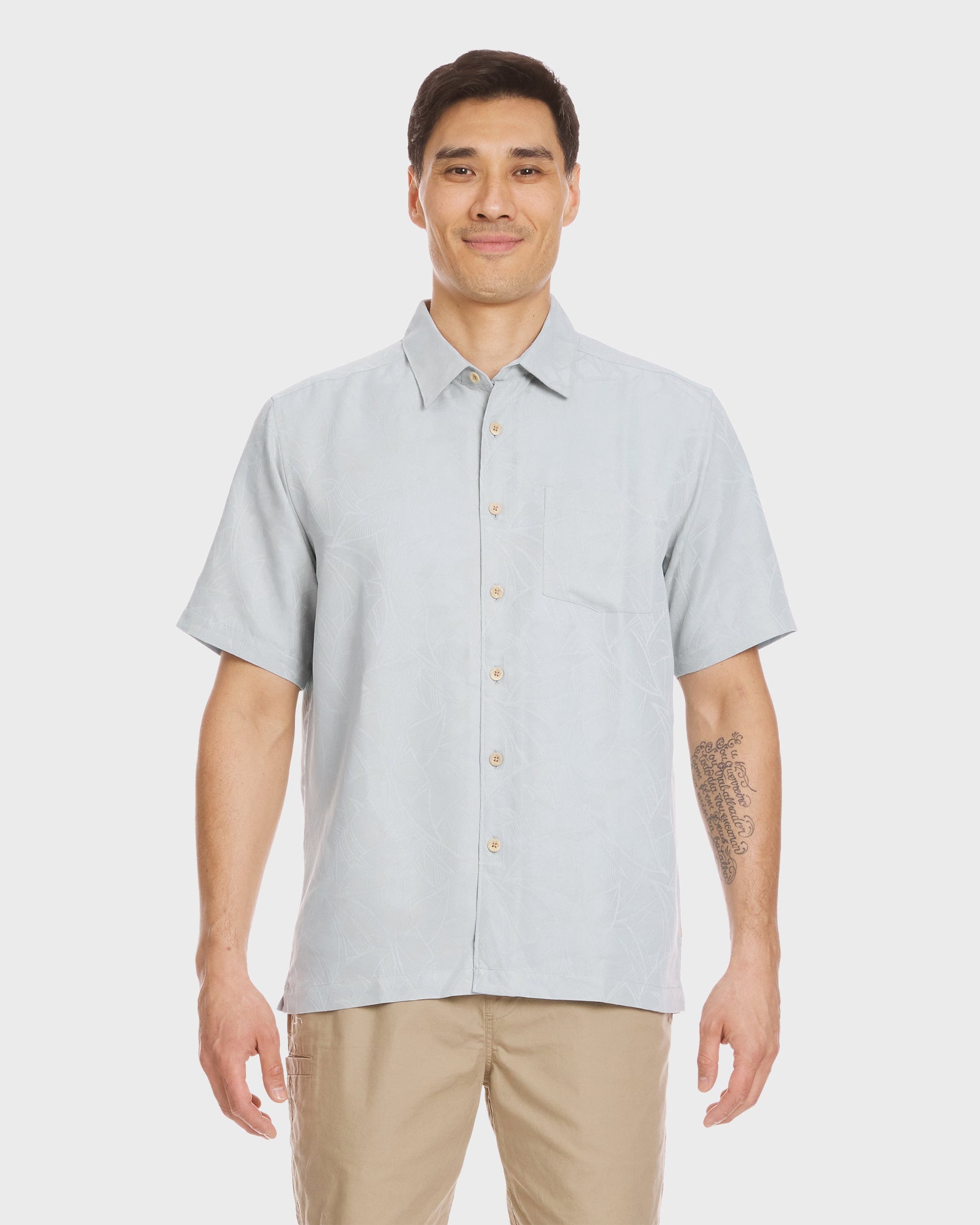 Waterman Island Jungle Shirt - Cool Blue Cool Blue Quick Silver