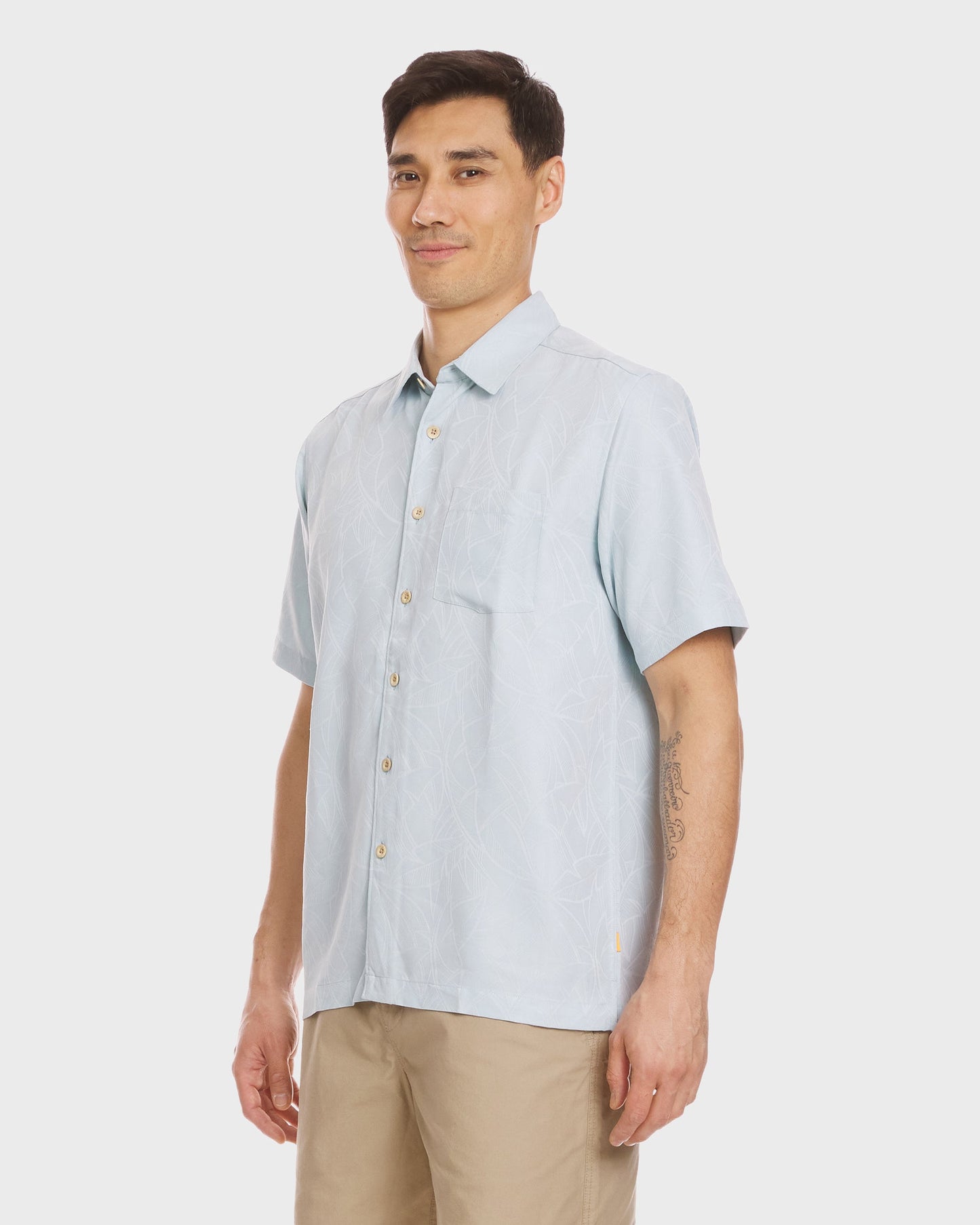 Waterman Island Jungle Shirt - Cool Blue Cool Blue Quick Silver