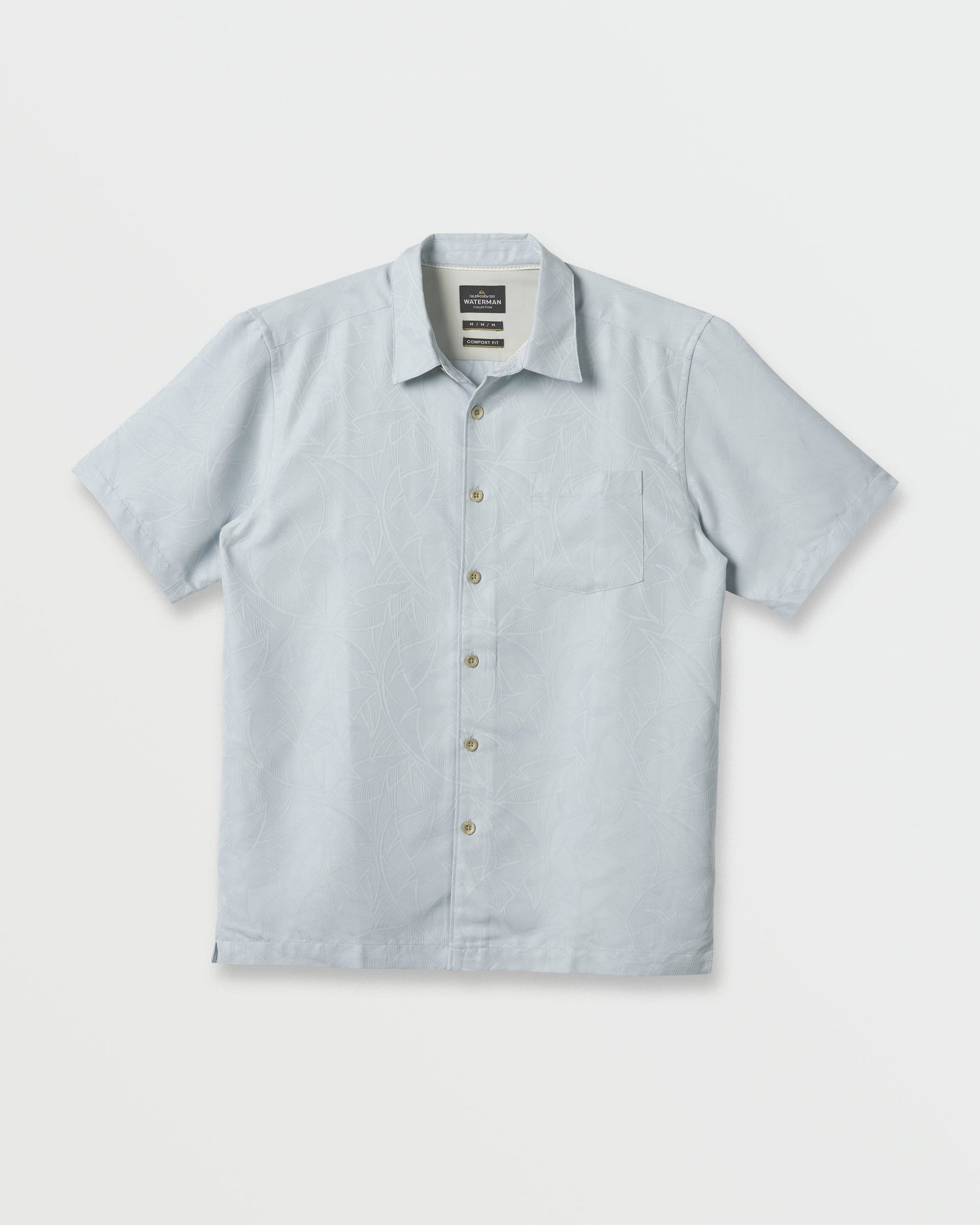 Waterman Island Jungle Shirt - Cool Blue Cool Blue Quick Silver