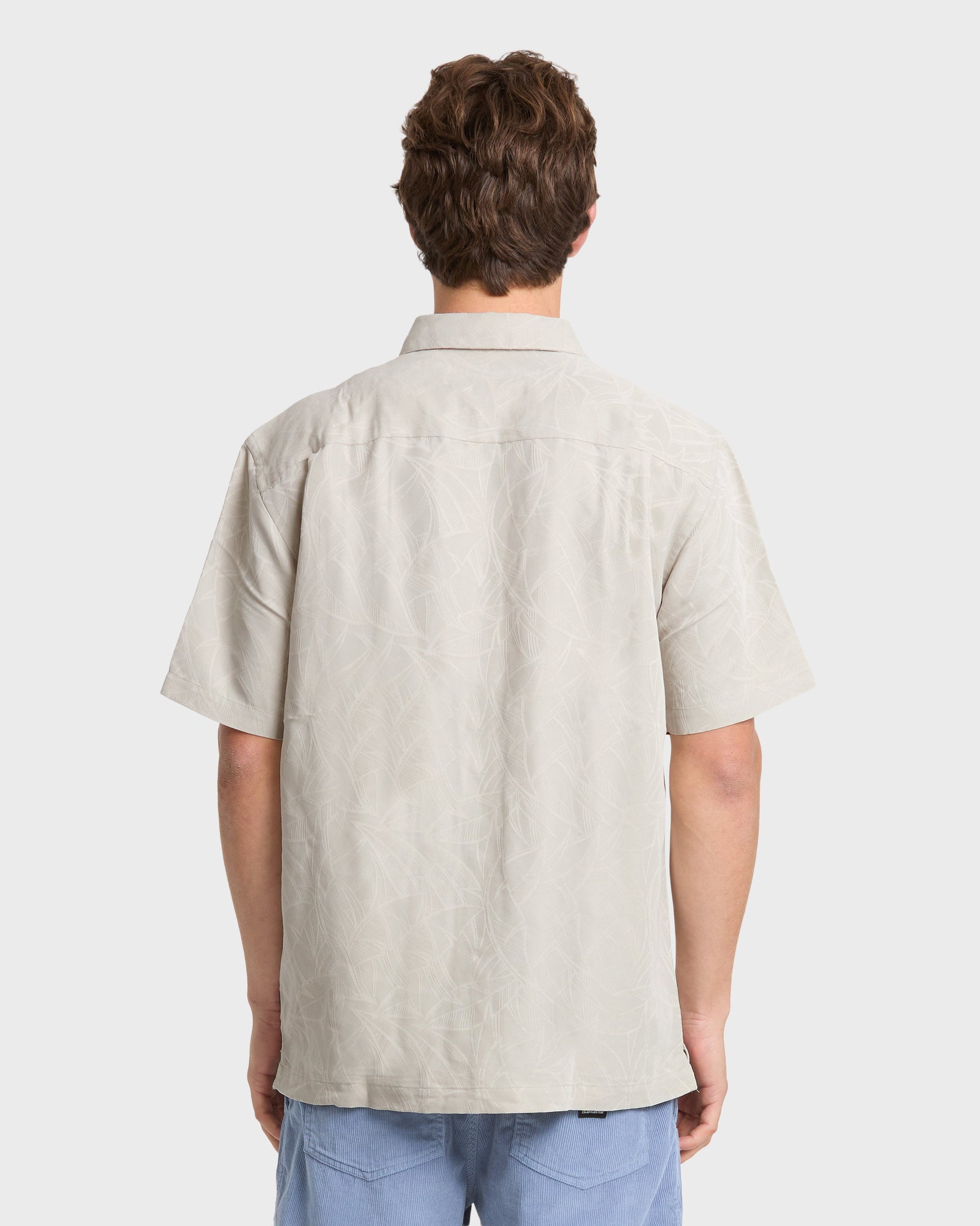 Waterman Island Jungle Shirt - Pelican Pelican Quick Silver